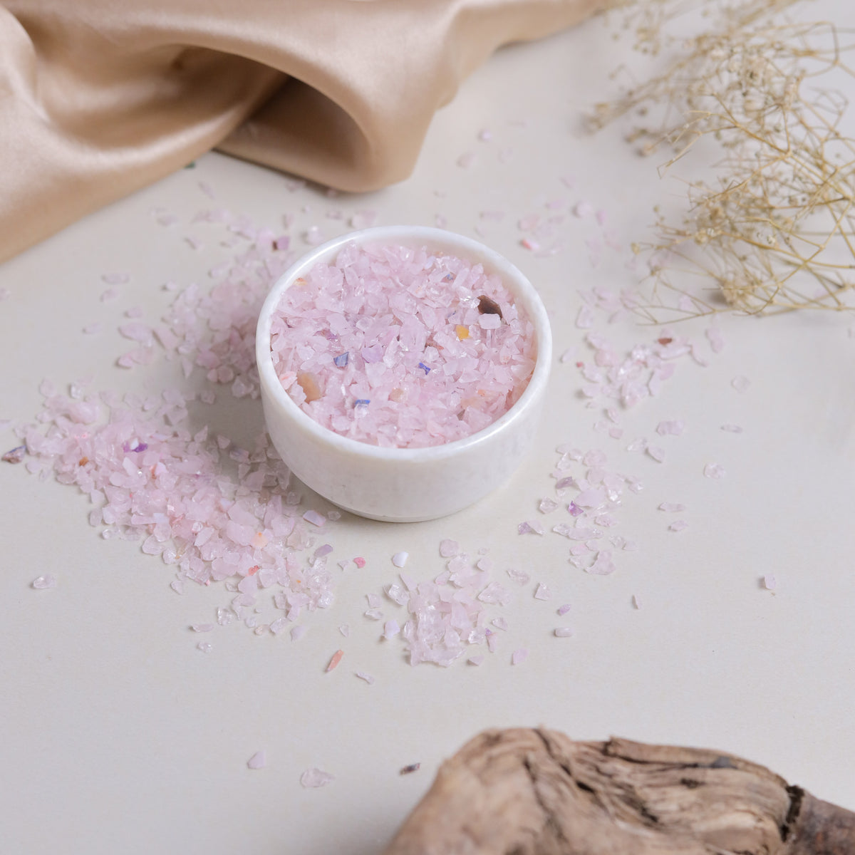 NATURAL ROSE QUARTZ CHIPS