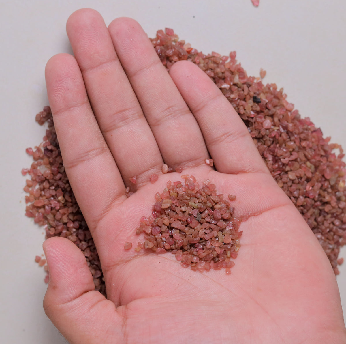 NATURAL HESSONITE GARNET CHIPS