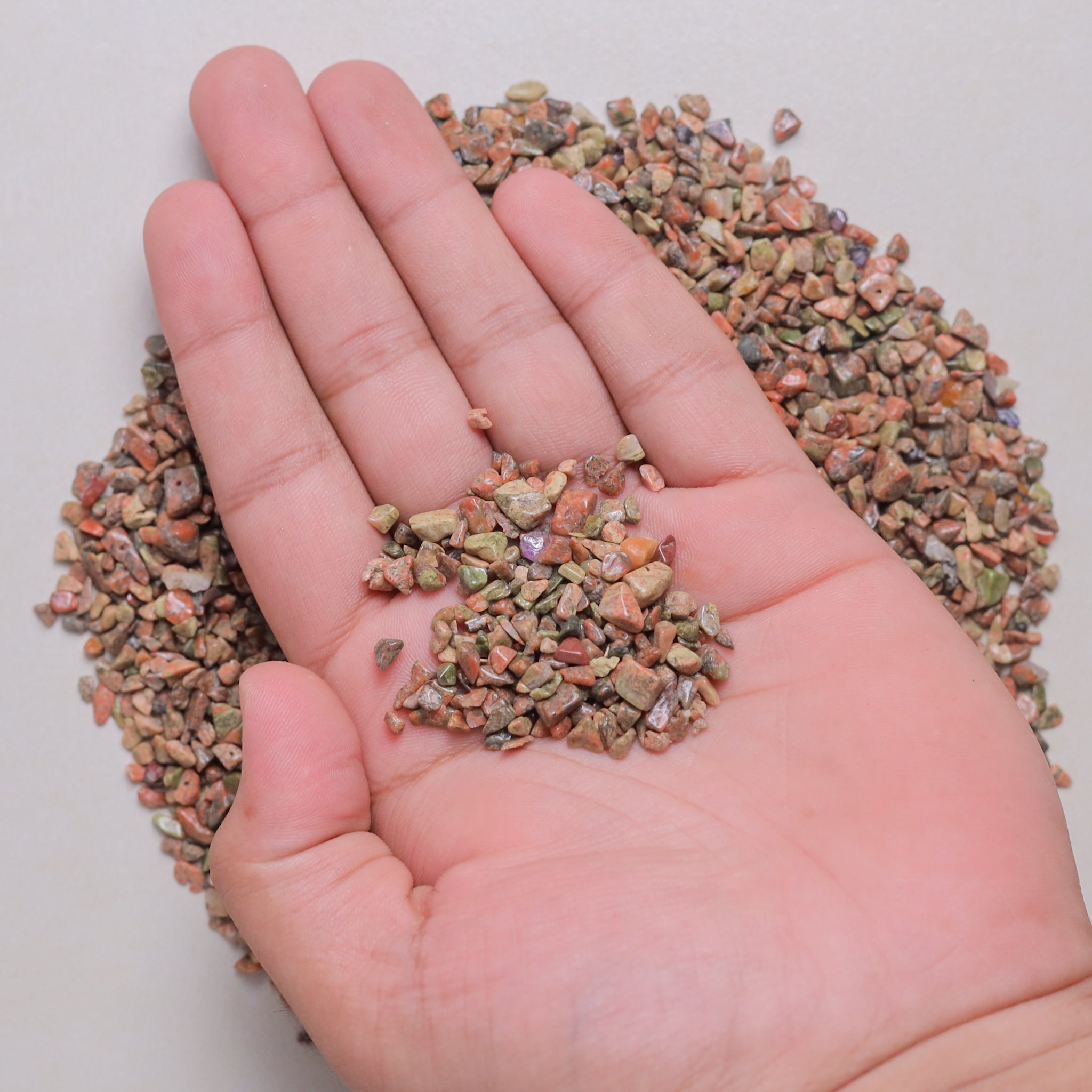 NATURAL UNAKITE CHIPS