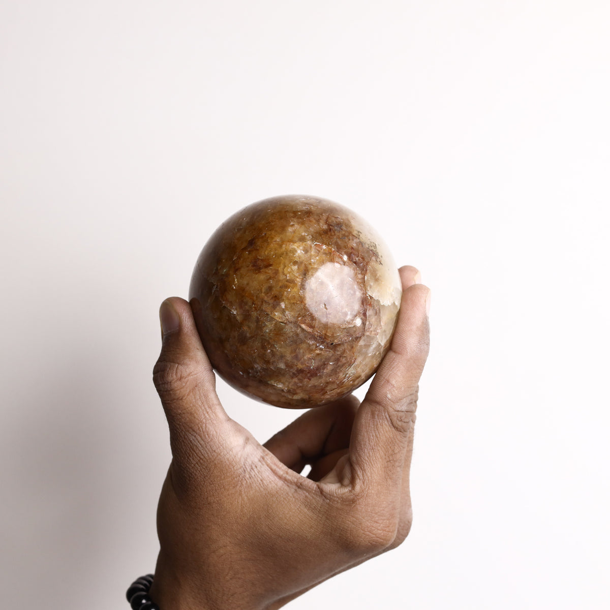 NATURAL MULTI QUARTZ  SPHERE