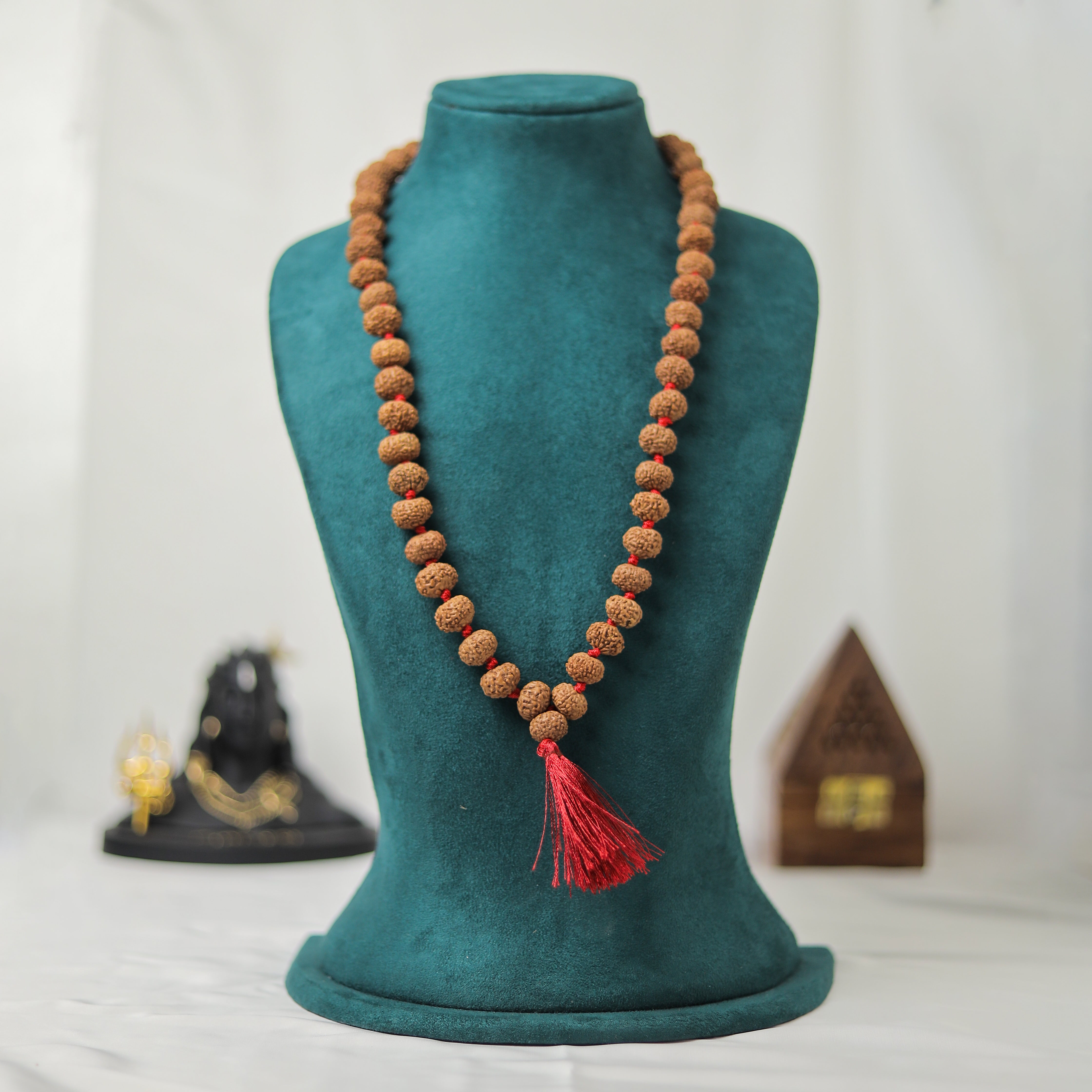 Natural 9 Mukhi Rudraksha Mala (Indonesia)