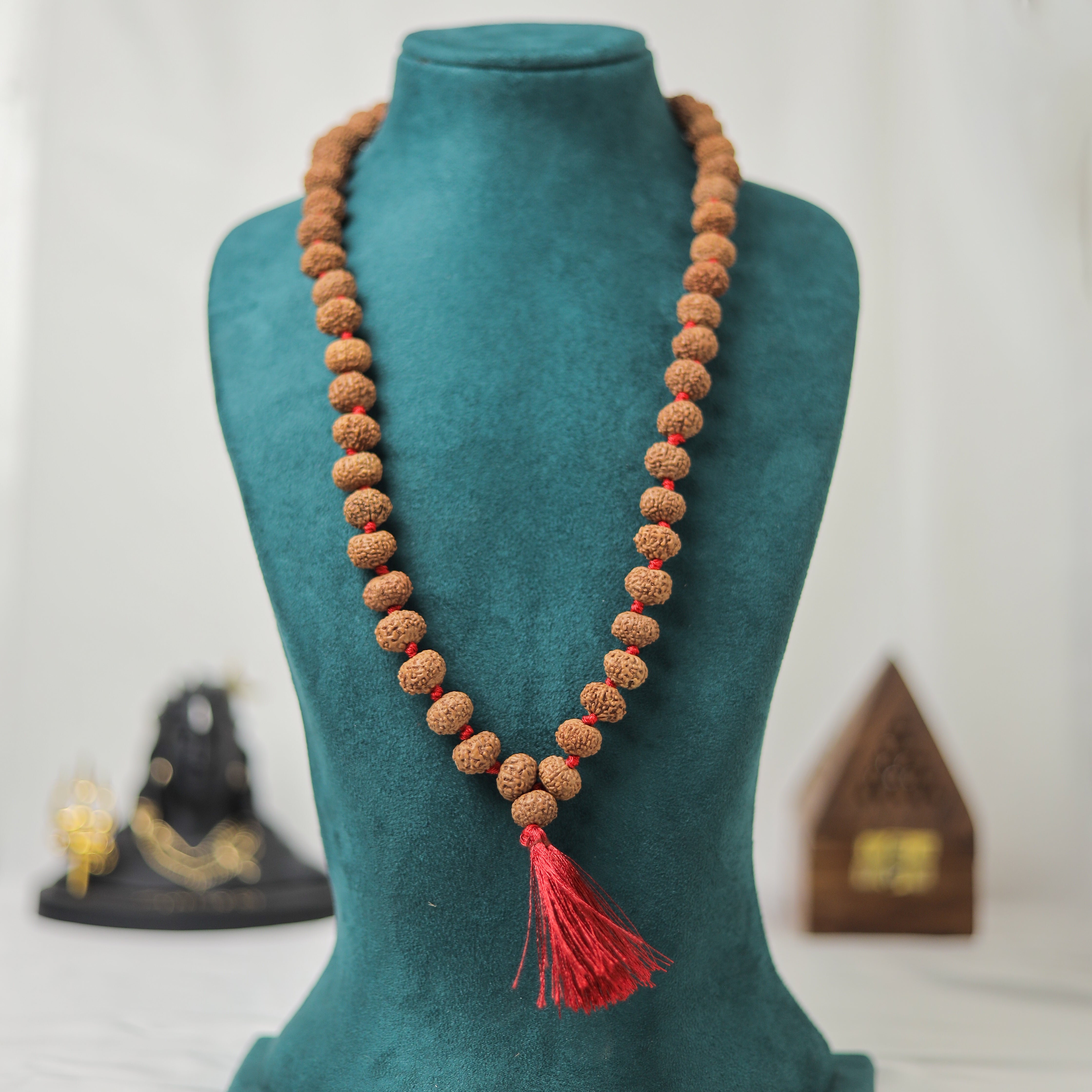 Natural 9 Mukhi Rudraksha Mala (Indonesia)