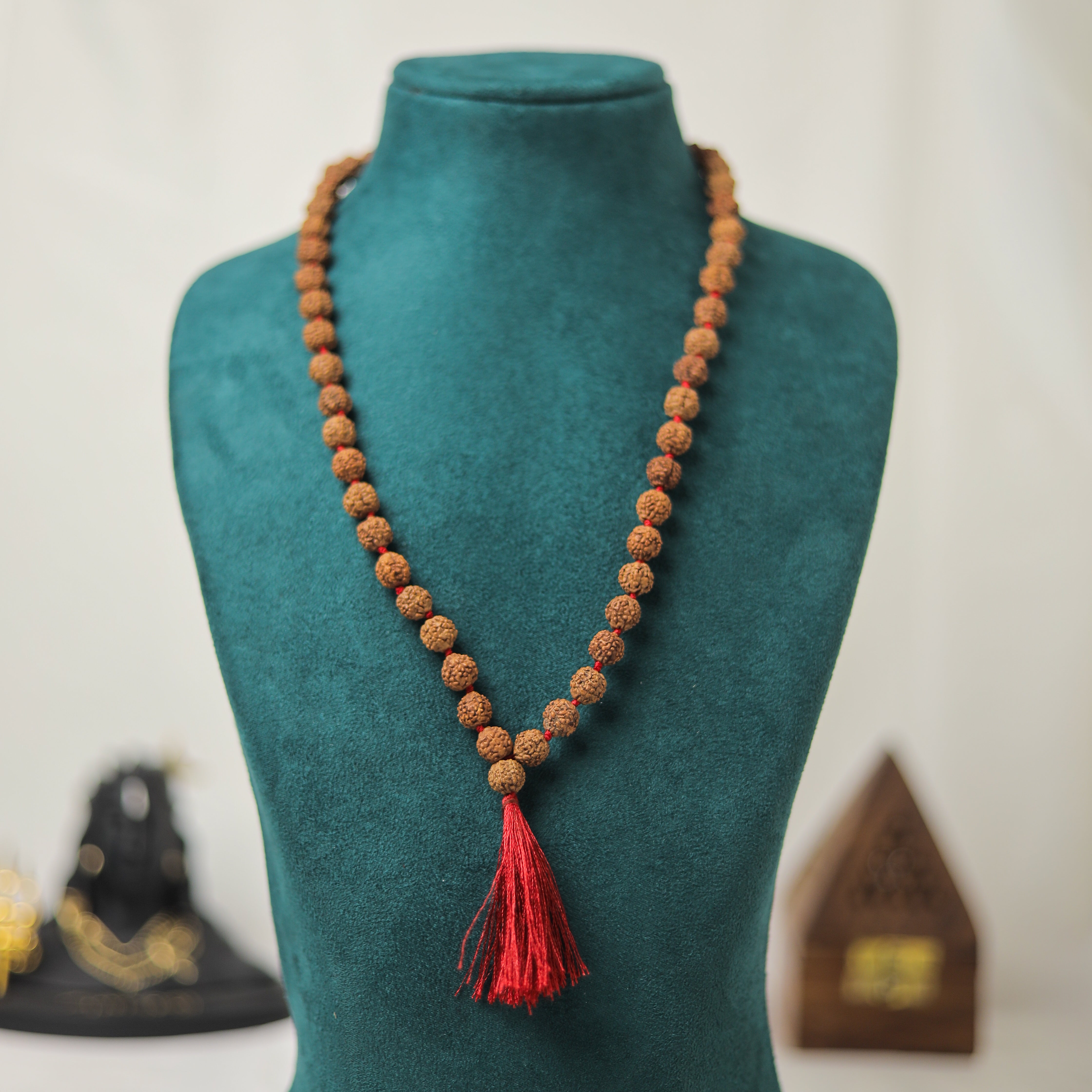 Natural 6 Mukhi Rudraksha Mala (Indonesia)