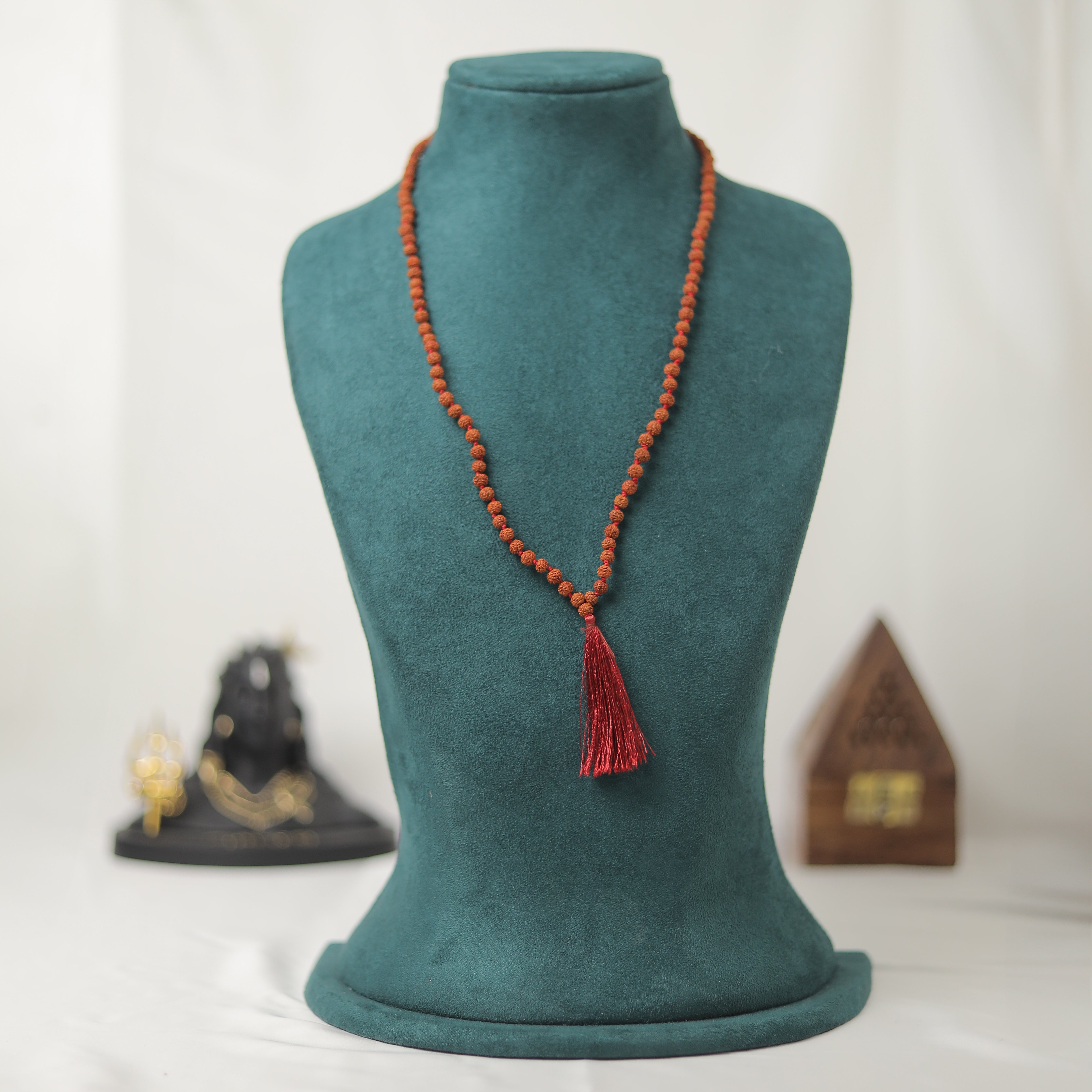 Natural 5 Mukhi Rudraksha 5 mm Mala (Indonesia)