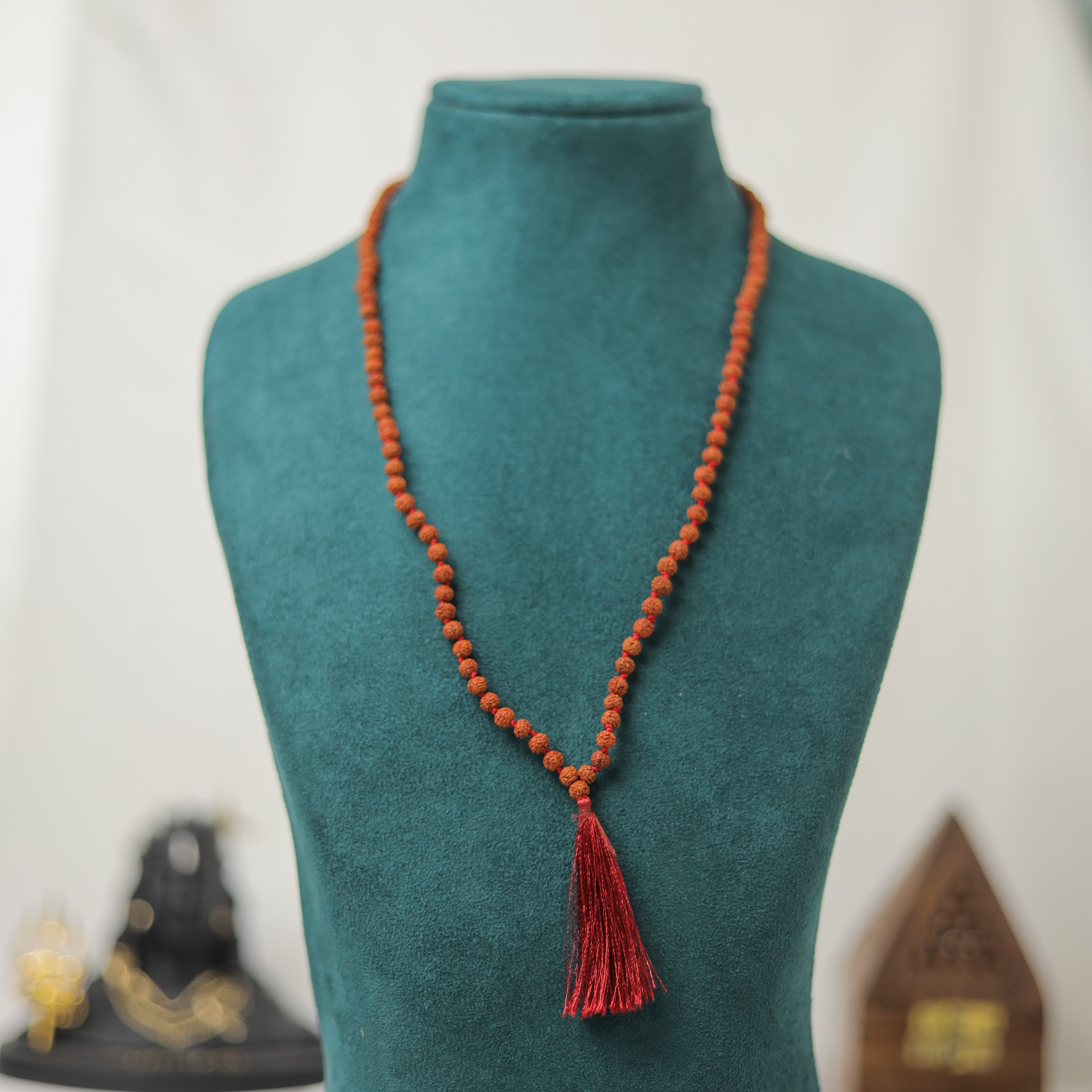 Natural 5 Mukhi Rudraksha 5 mm Mala (Indonesia)