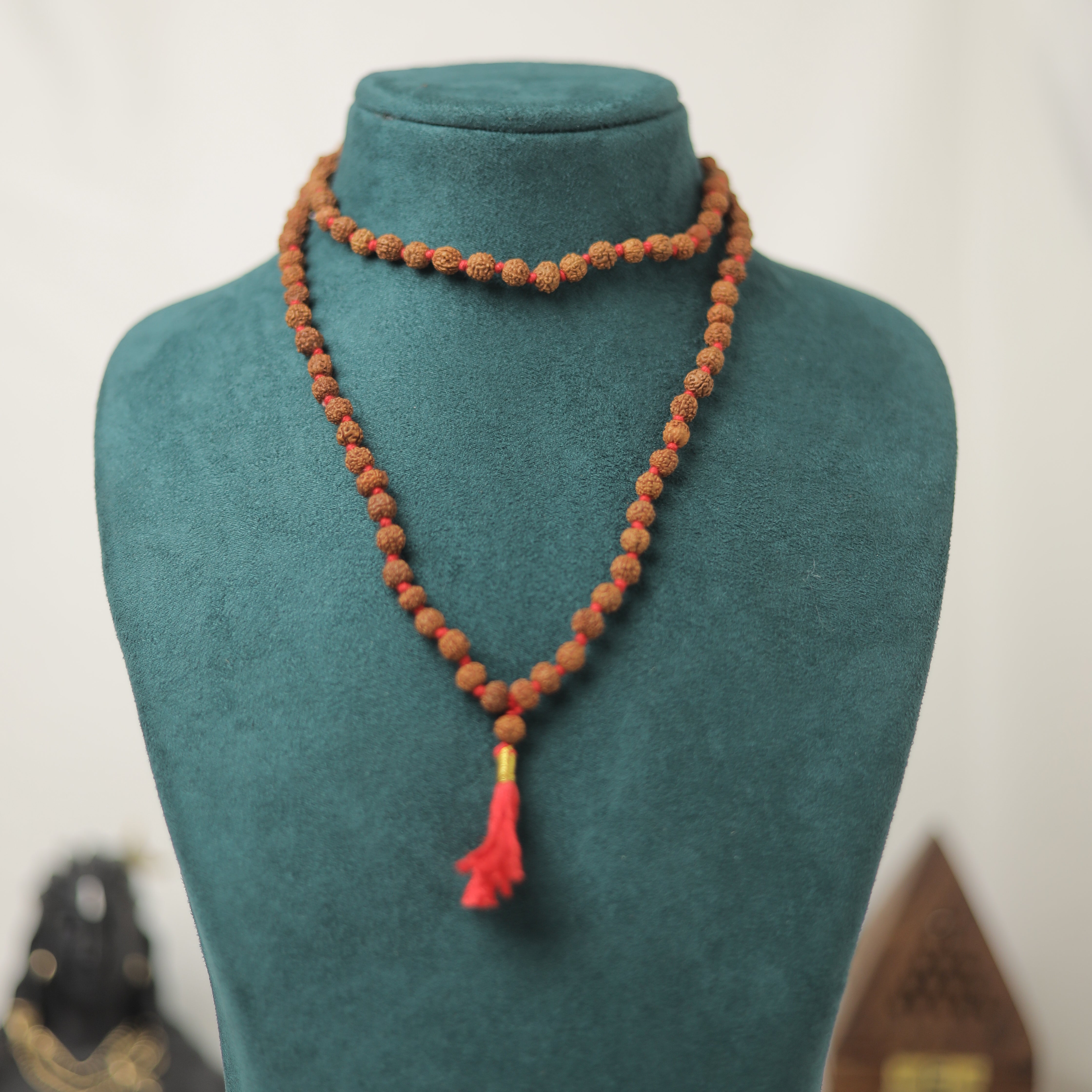 Natural 5 Mukhi Rudraksha 6 mm Mala (Indonesia)
