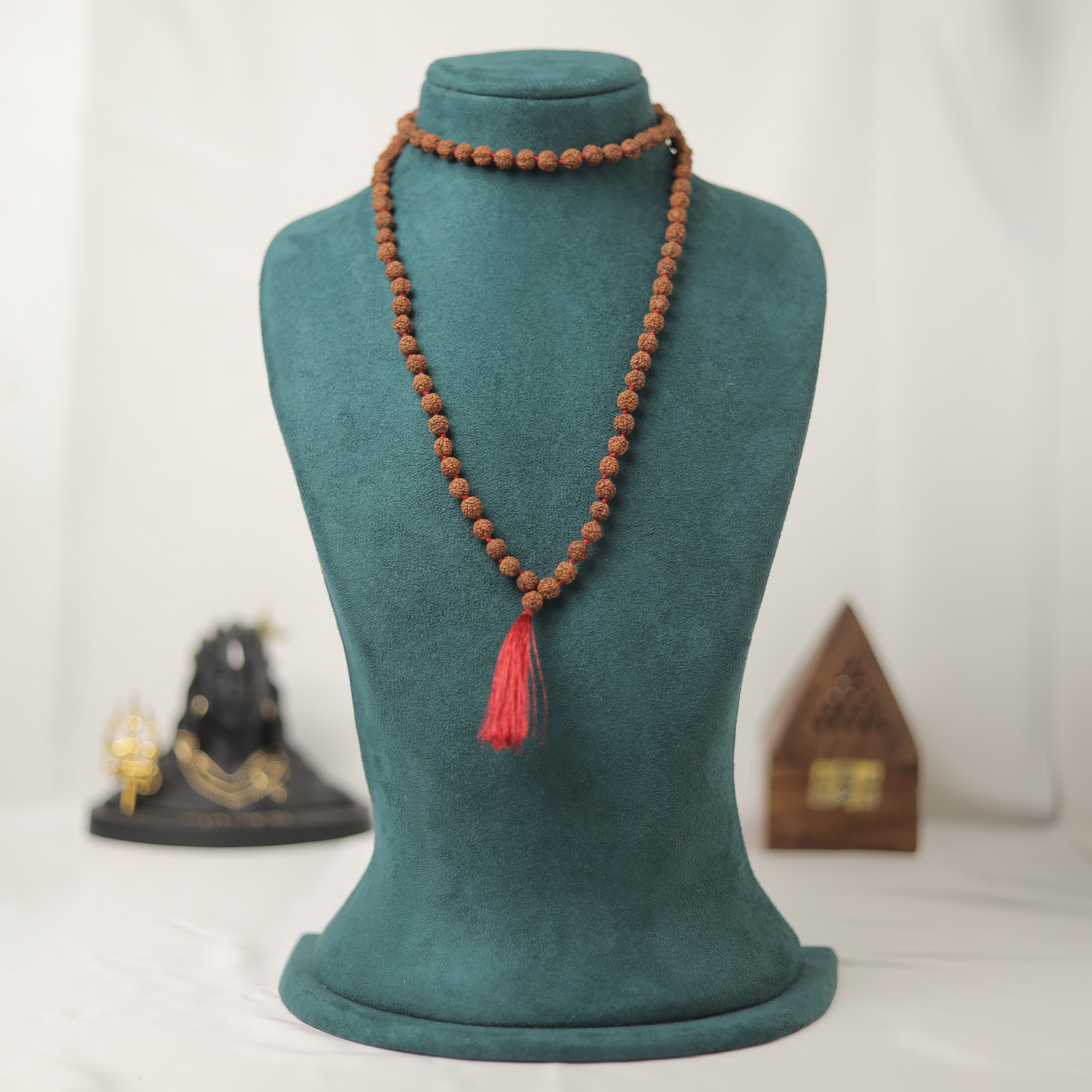Natural 5 Mukhi Rudraksha 7 mm Mala (Indonesia)