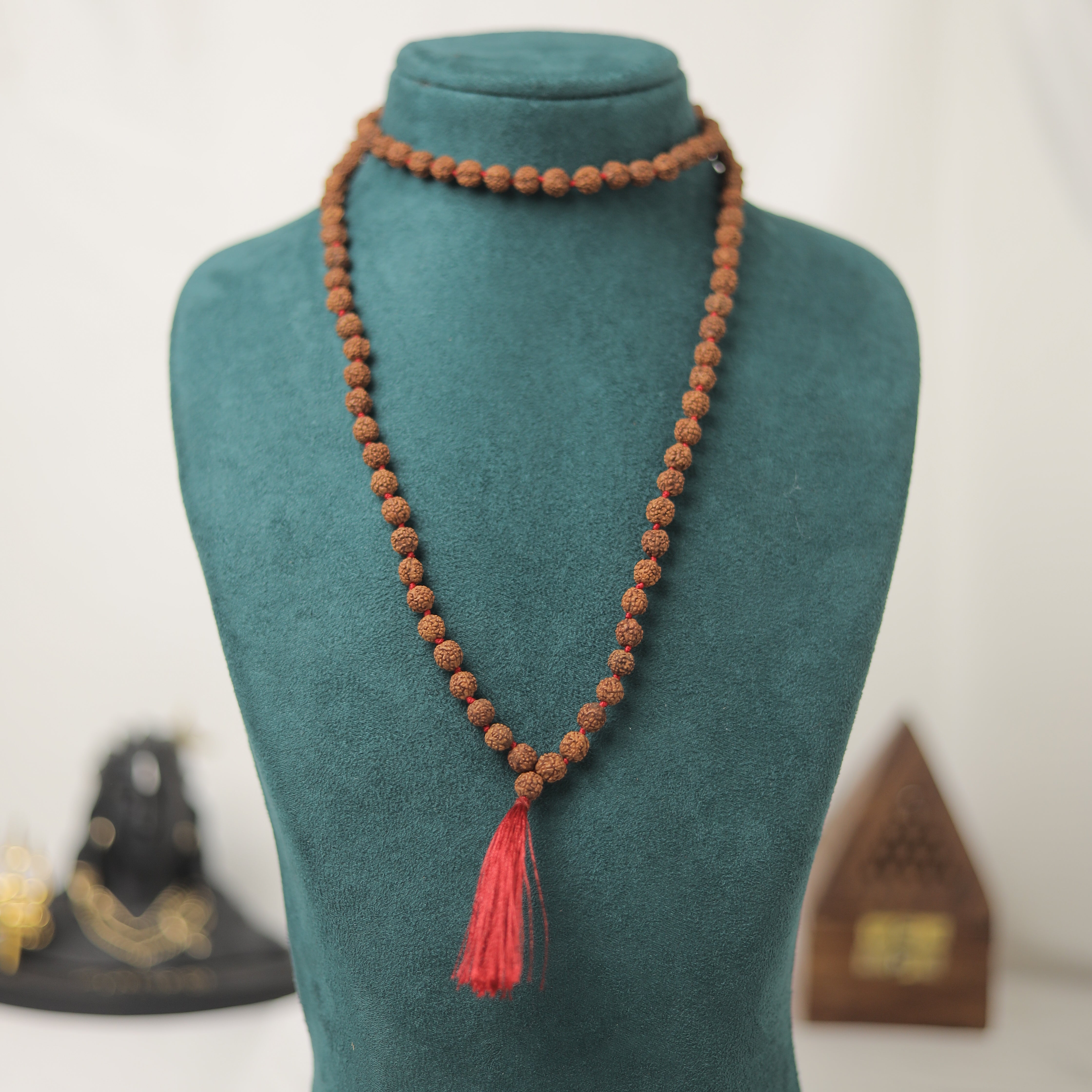 Natural 5 Mukhi Rudraksha 7 mm Mala (Indonesia)