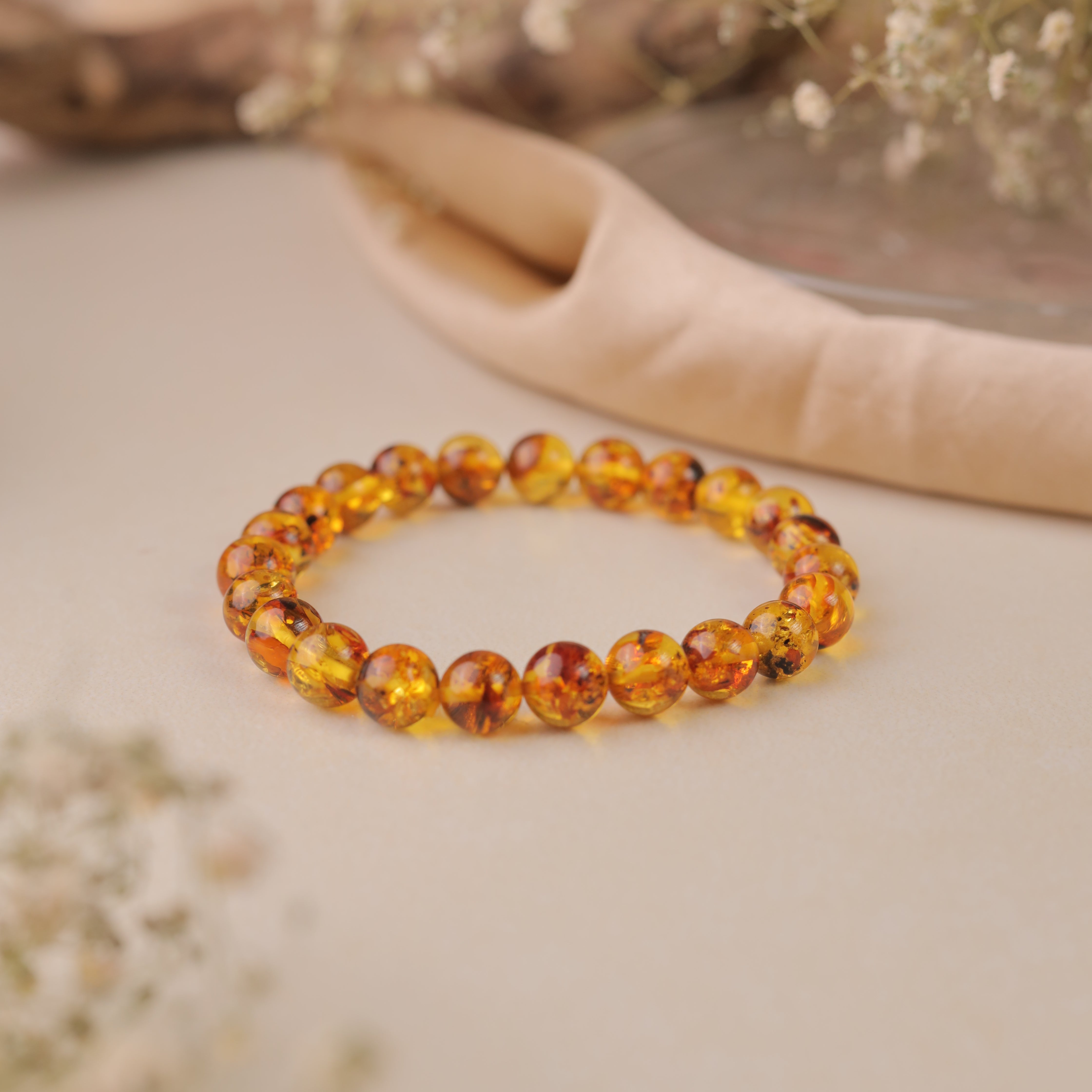 NATURAL AMBER BRACELET