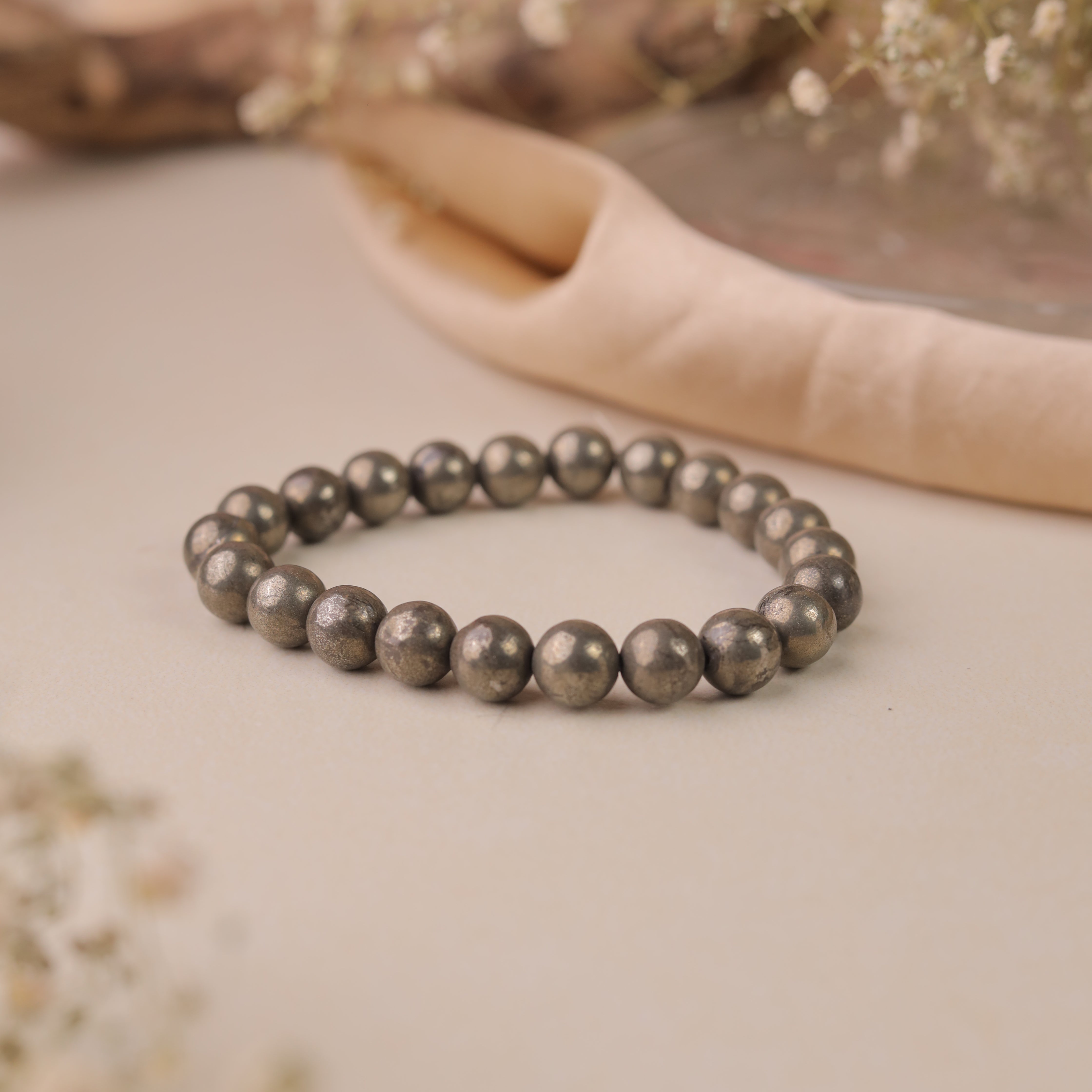 NATURAL PYRITE  BRACELET
