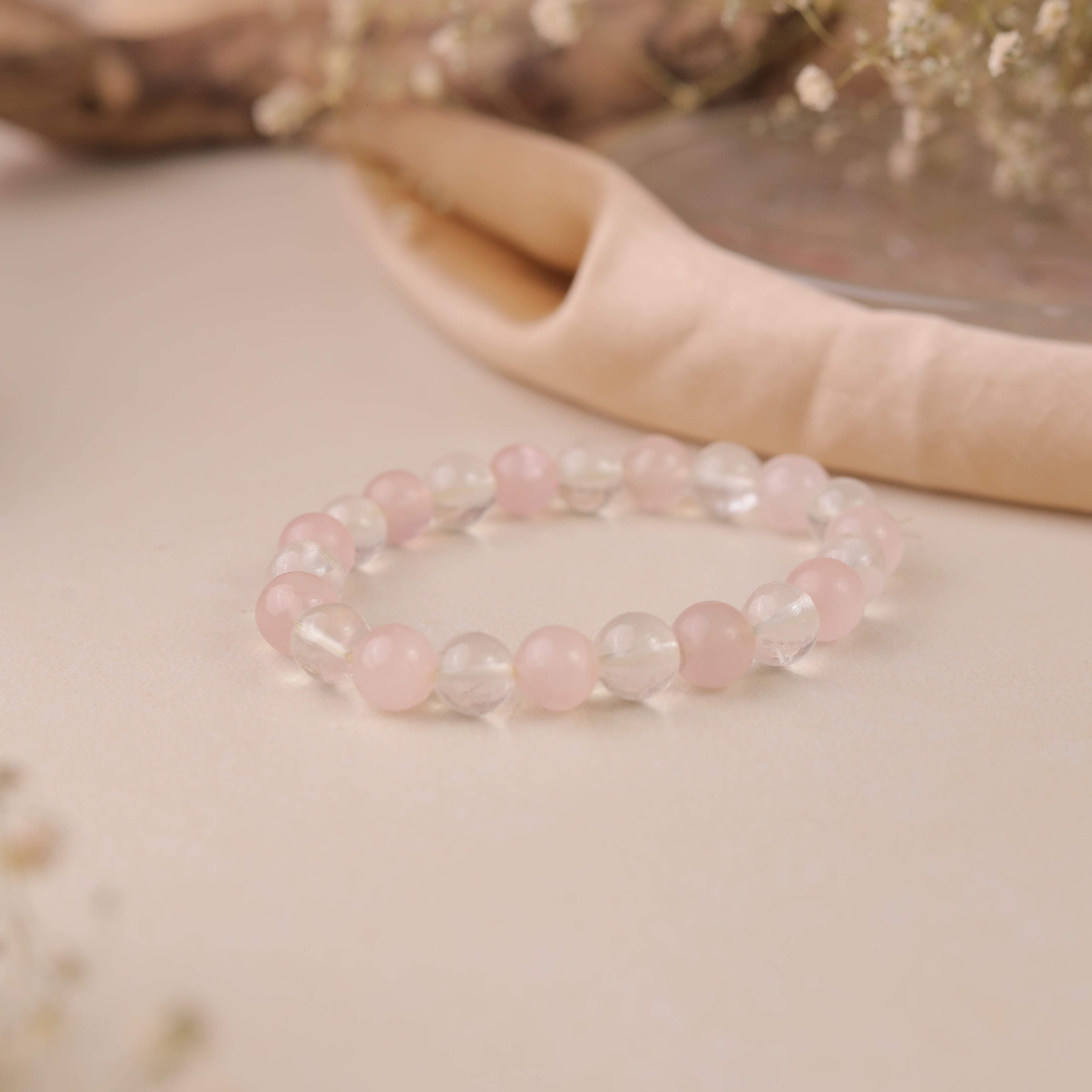 NATURAL CRYSTAL SHIV SHAKTI BRACELET