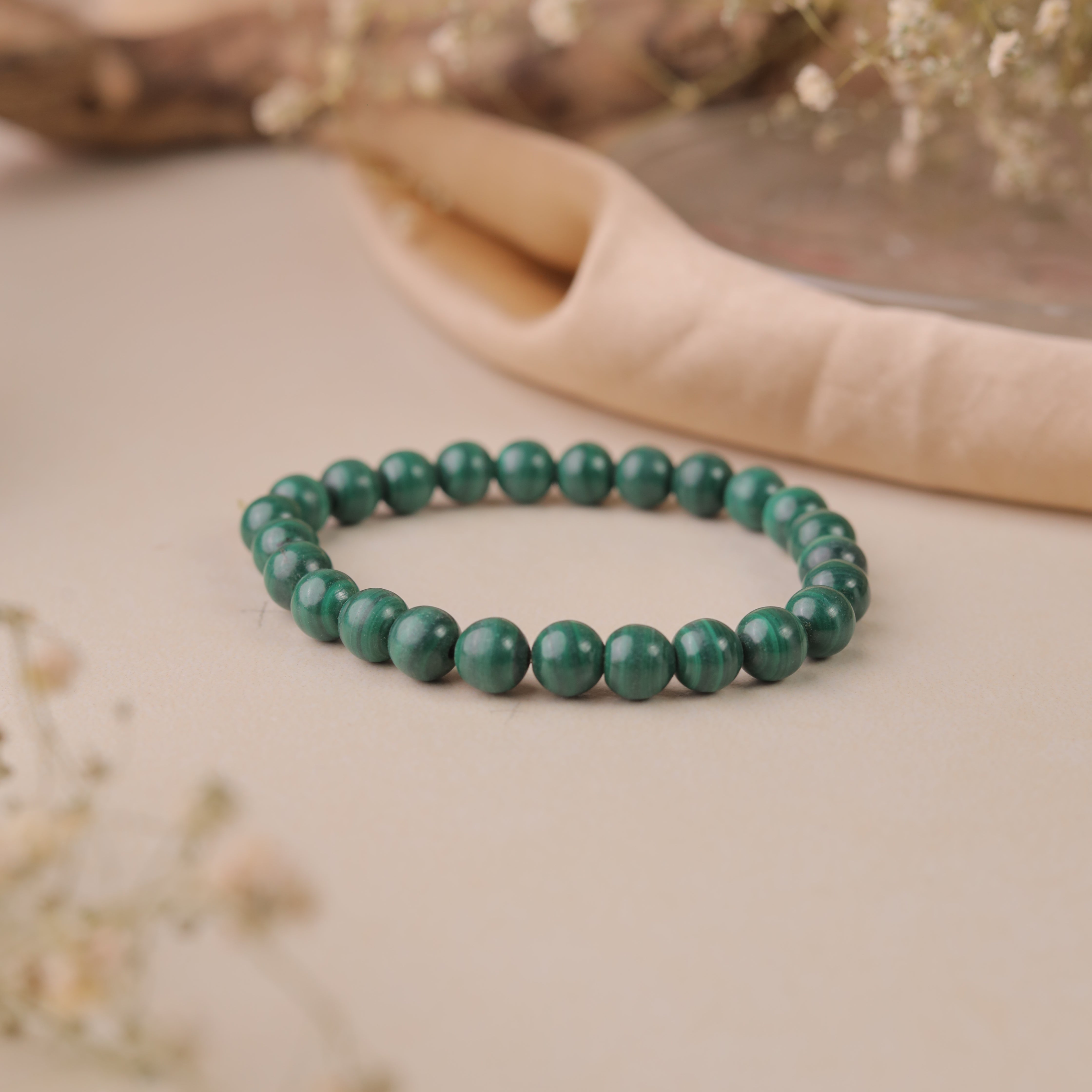 NATURAL MALACHITE BRACELET