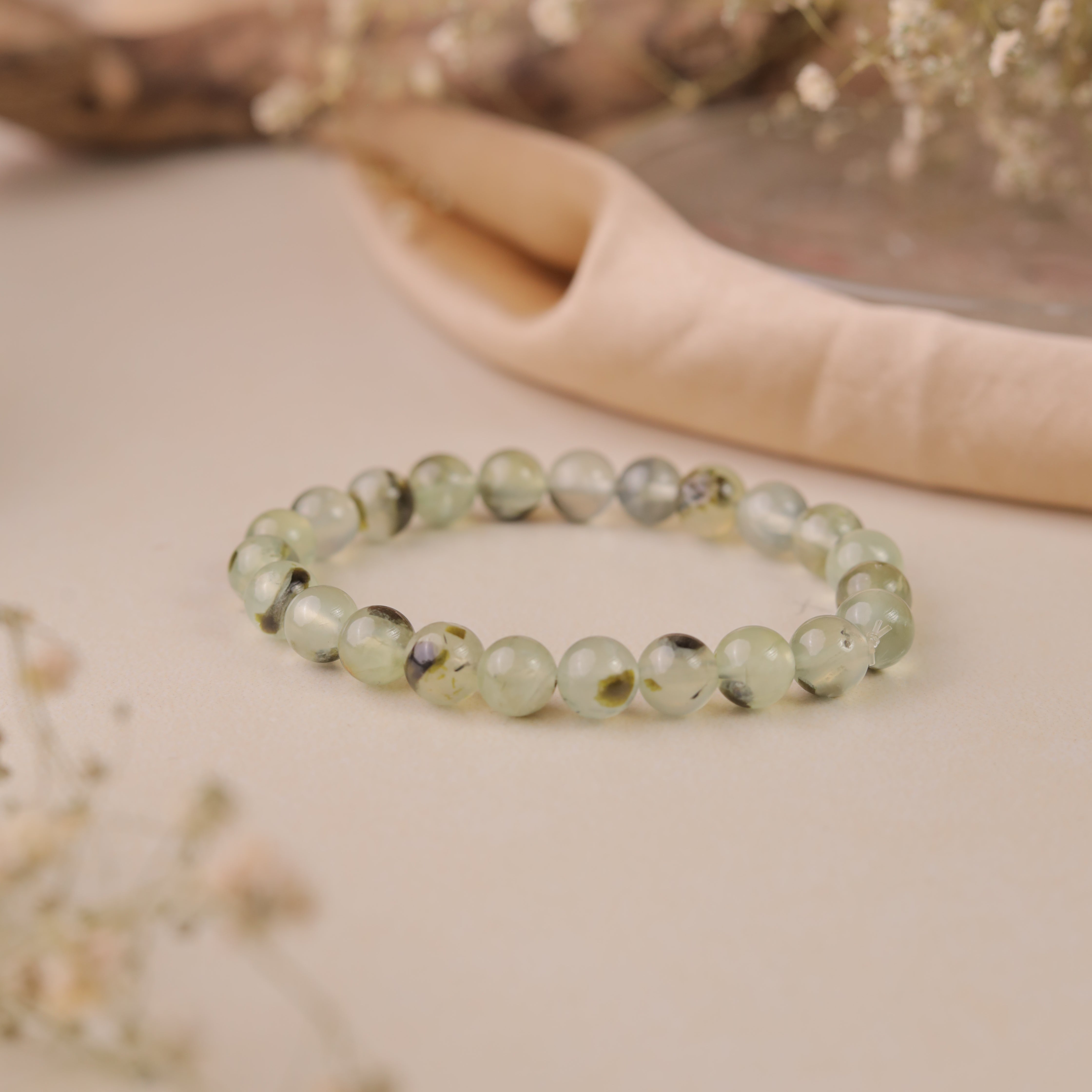 NATURAL PREHANITE BRACELET
