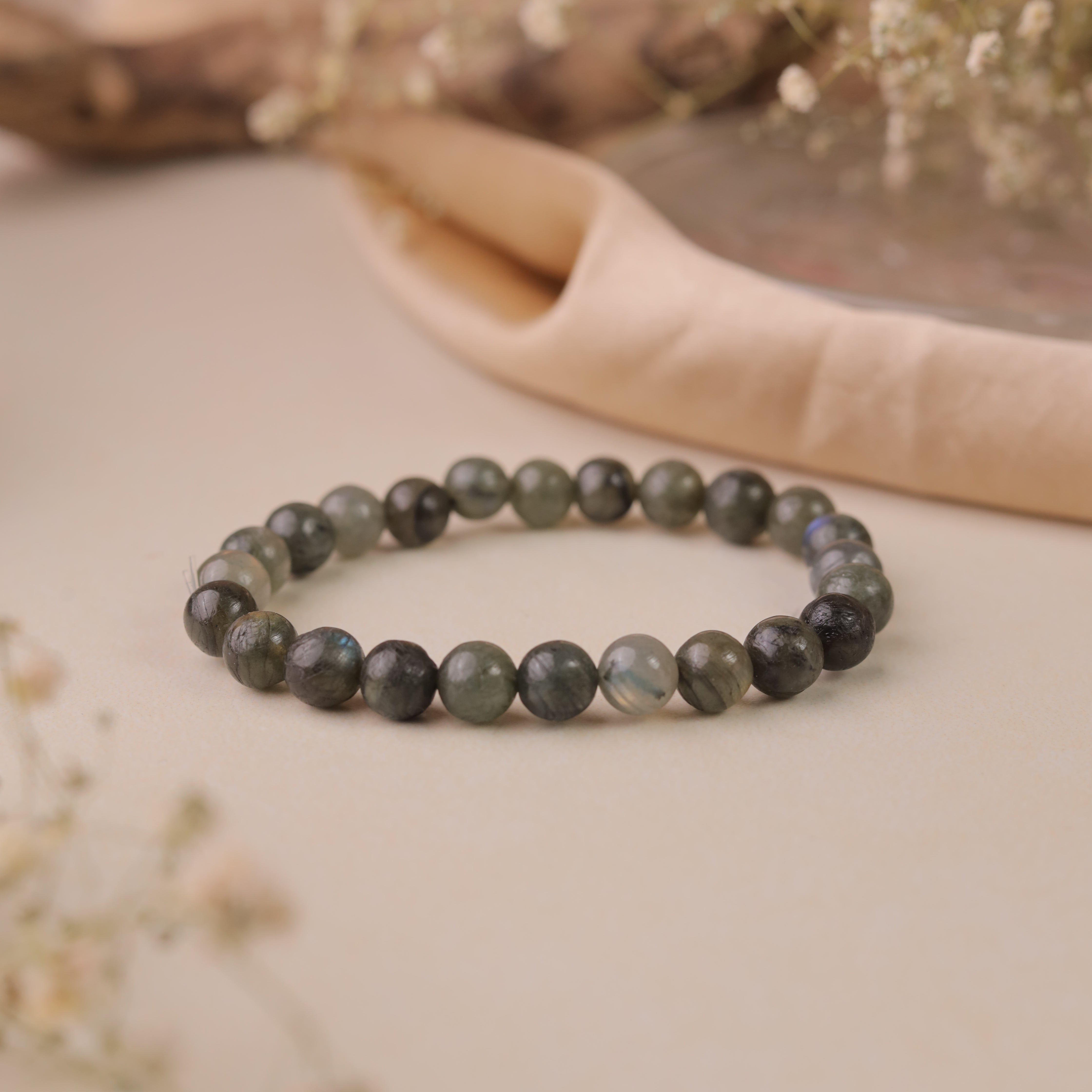 NATURAL LABRADORITE BRACELET
