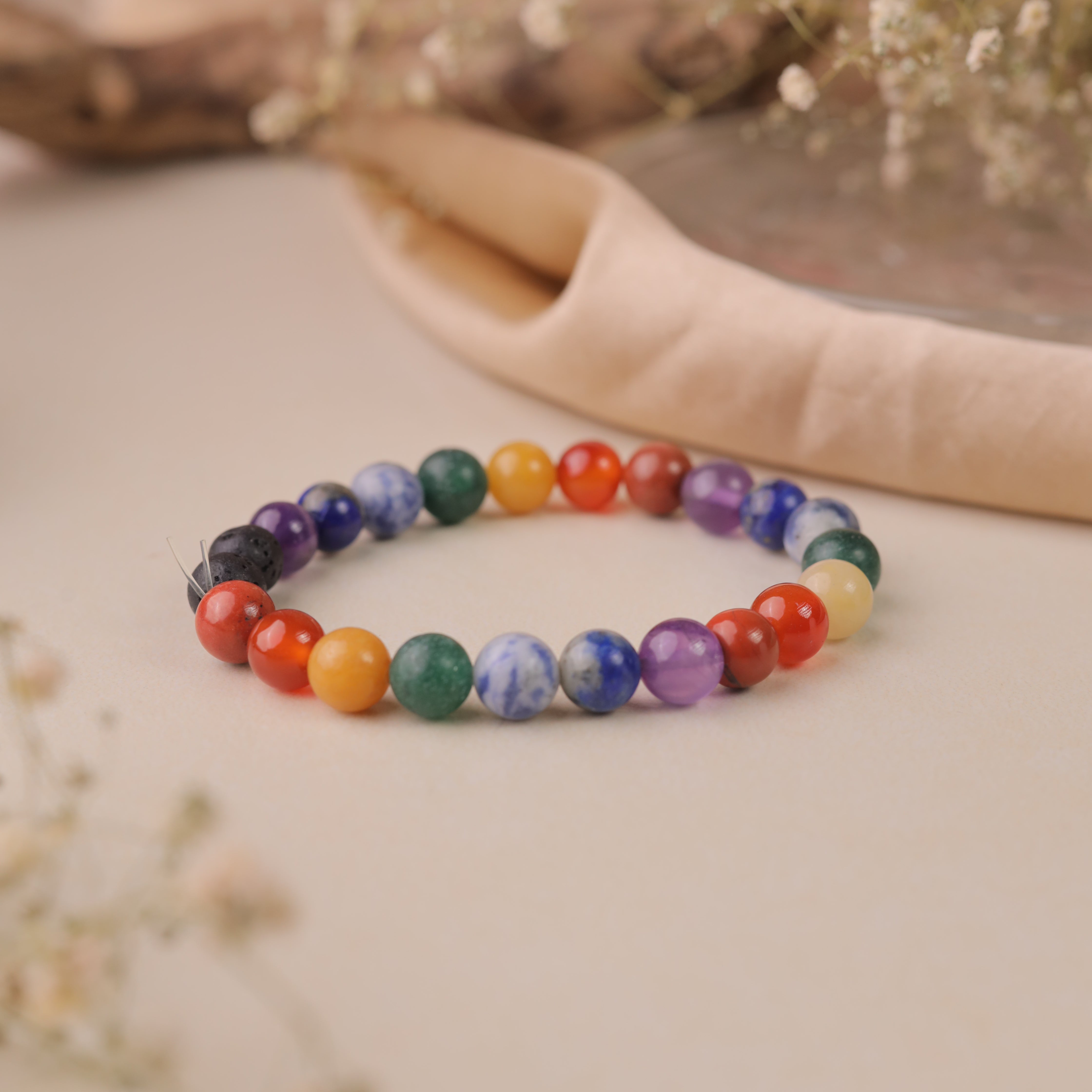 NATURAL 7 CHAKRA BRACELET