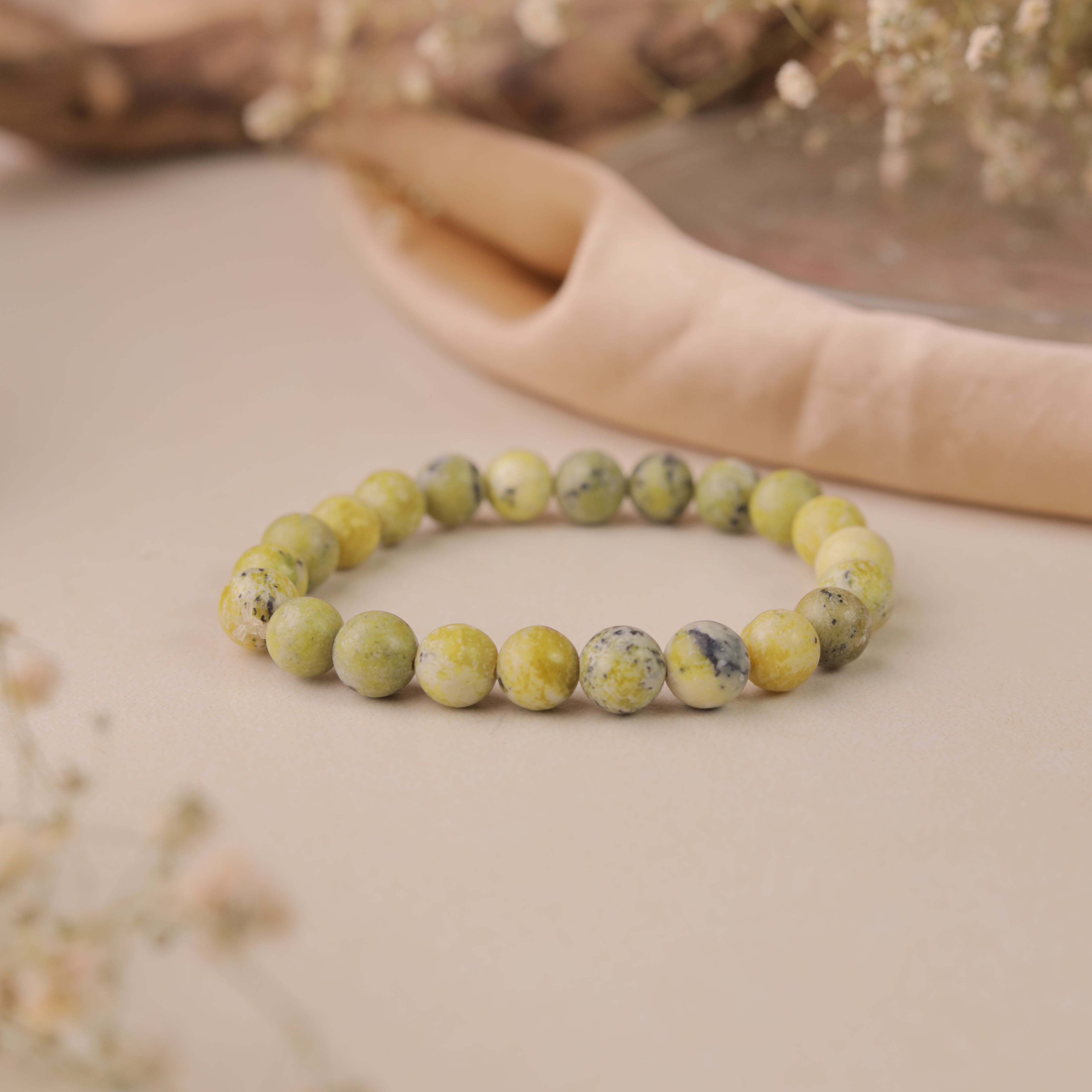 NATURAL SERPENTINE BRACELET
