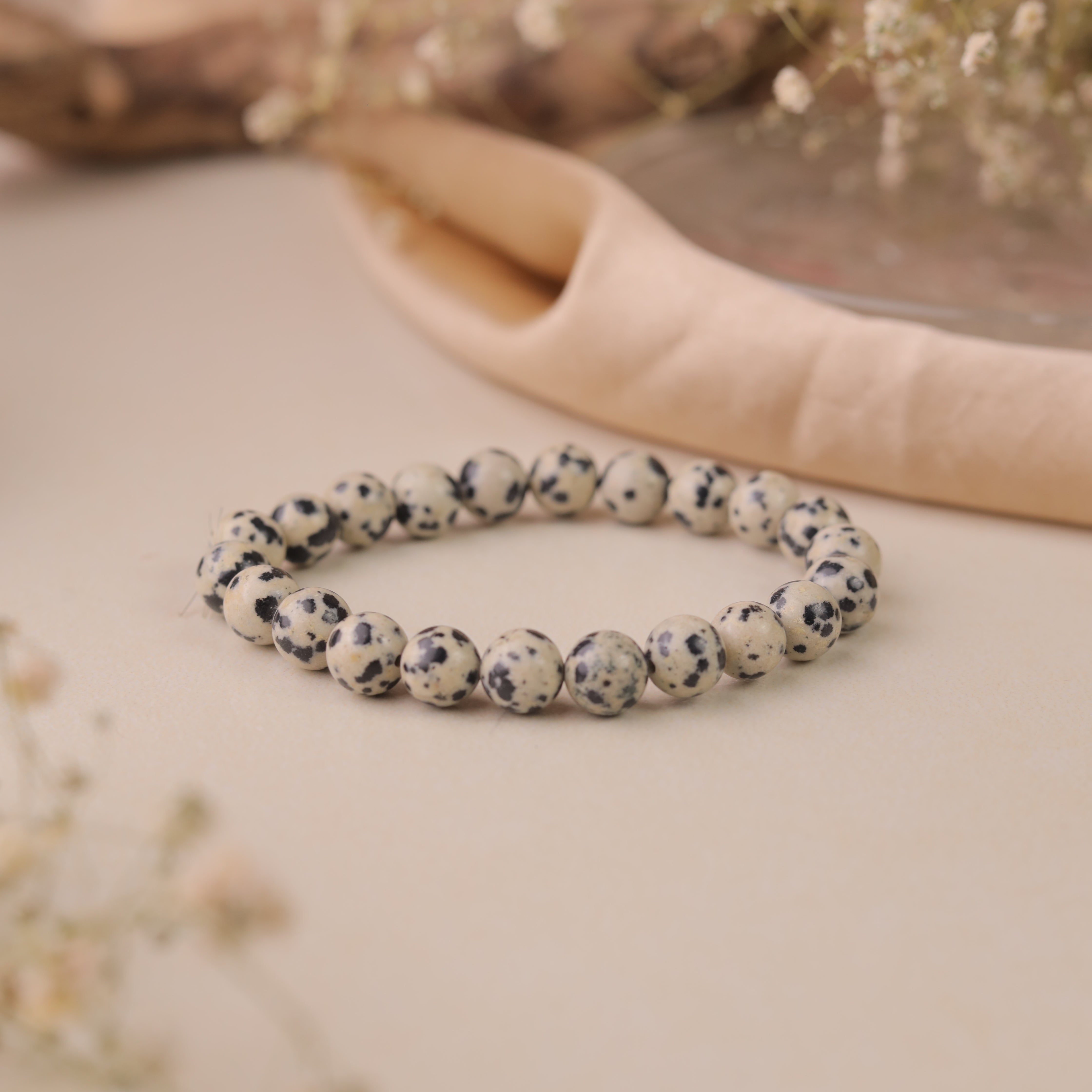NATURAL DALMATIAN BRACELET