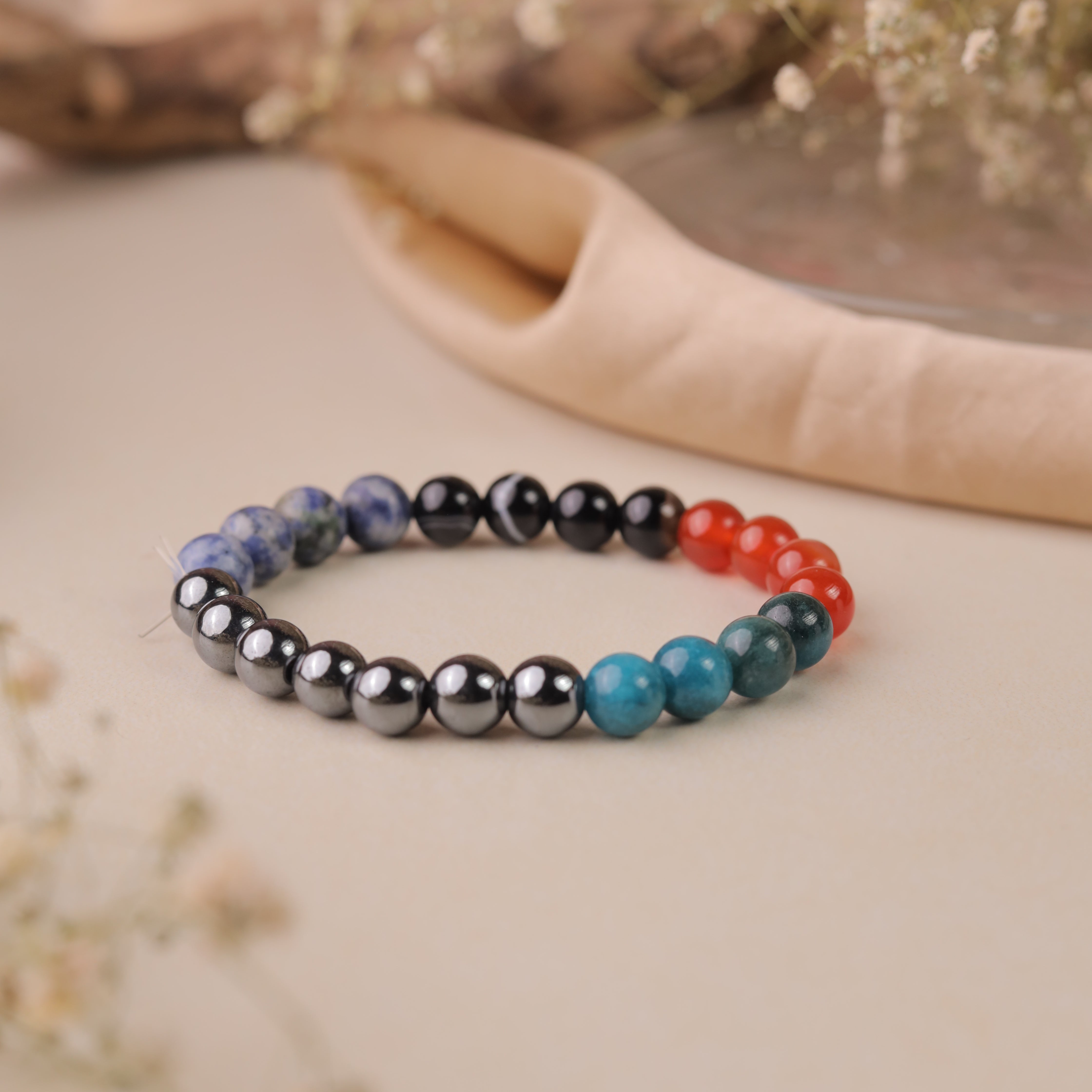 WEIGHT LOSS BRACELET WITH NATURAL CRYSTALS