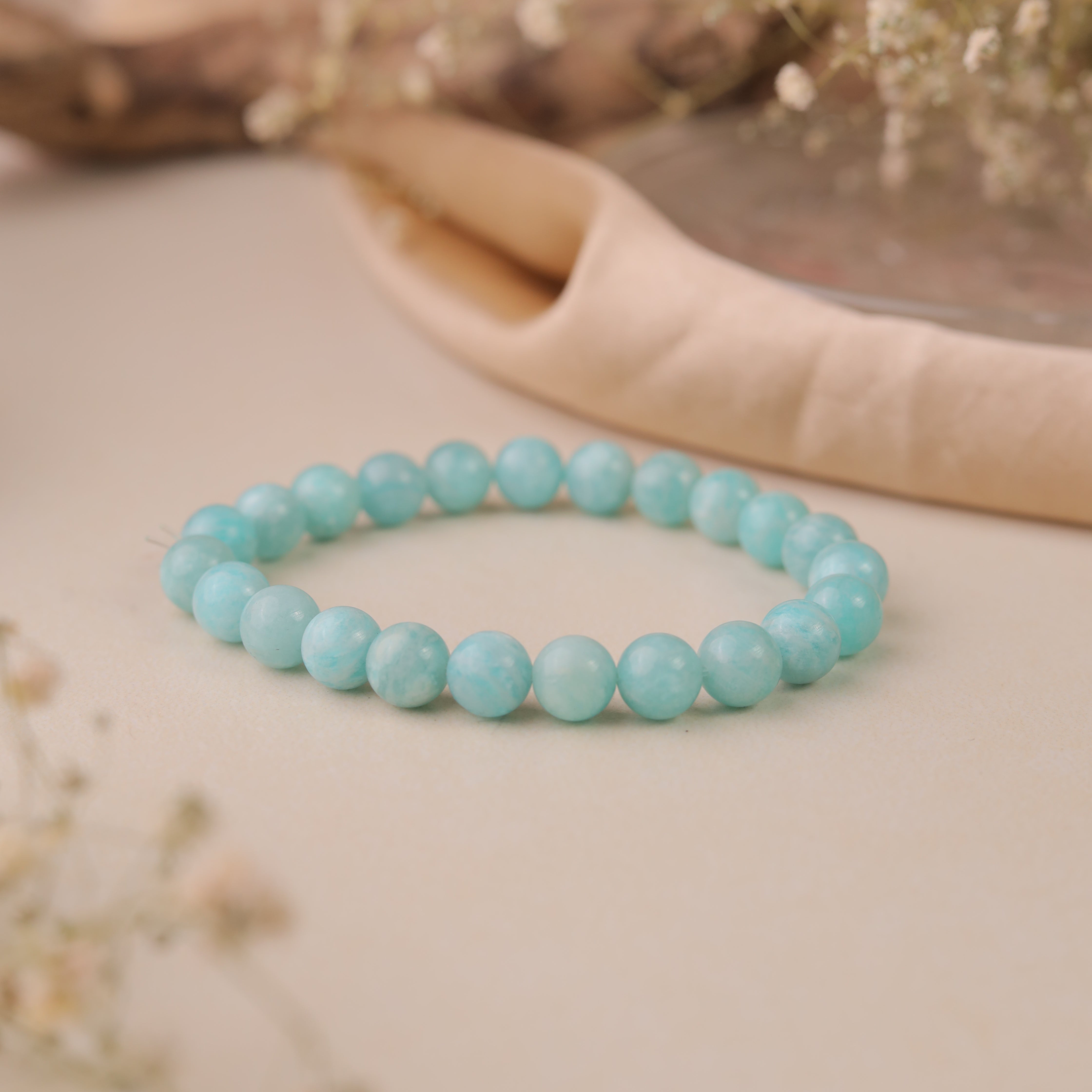 NATURAL AMAZONITE BRACELET (PREMIUM)