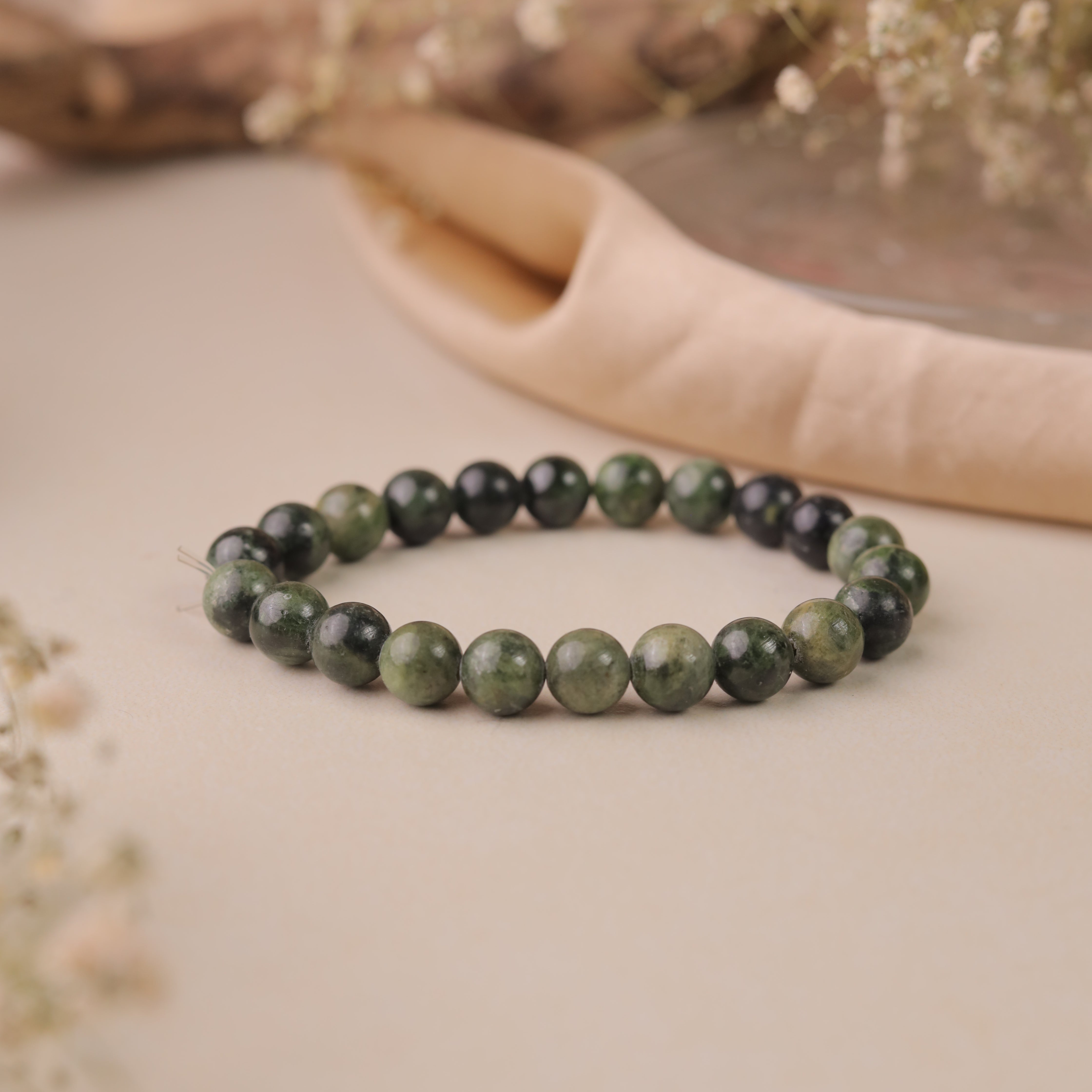 NATURAL SERAPHINITE BRACELET