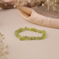 NATURAL PERIDOT CHIPS STONE BRACELET