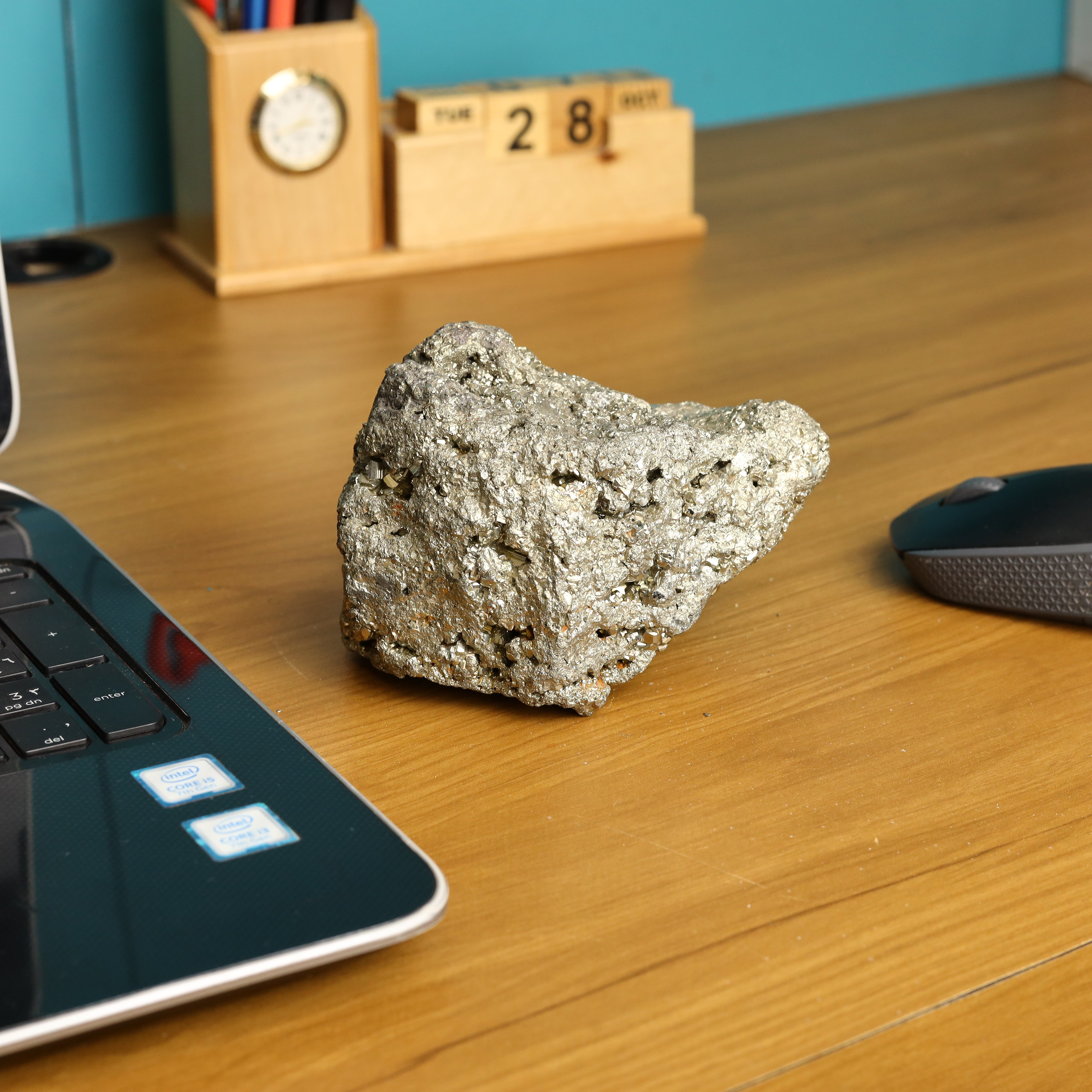 NATURAL PYRITE CLUSTER (1.411 KILOGRAMS)