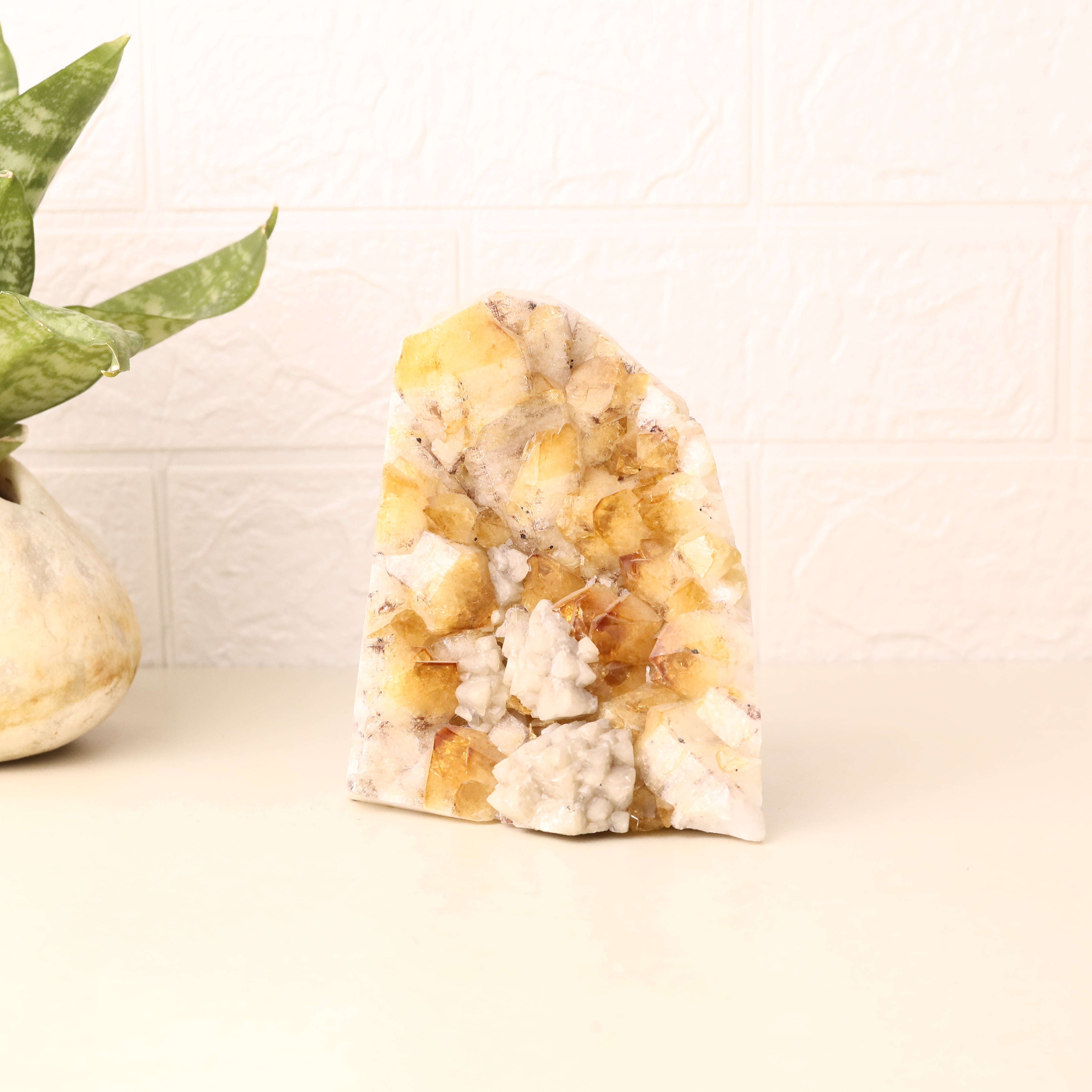 Citrine Cluster Point Geode 1540g