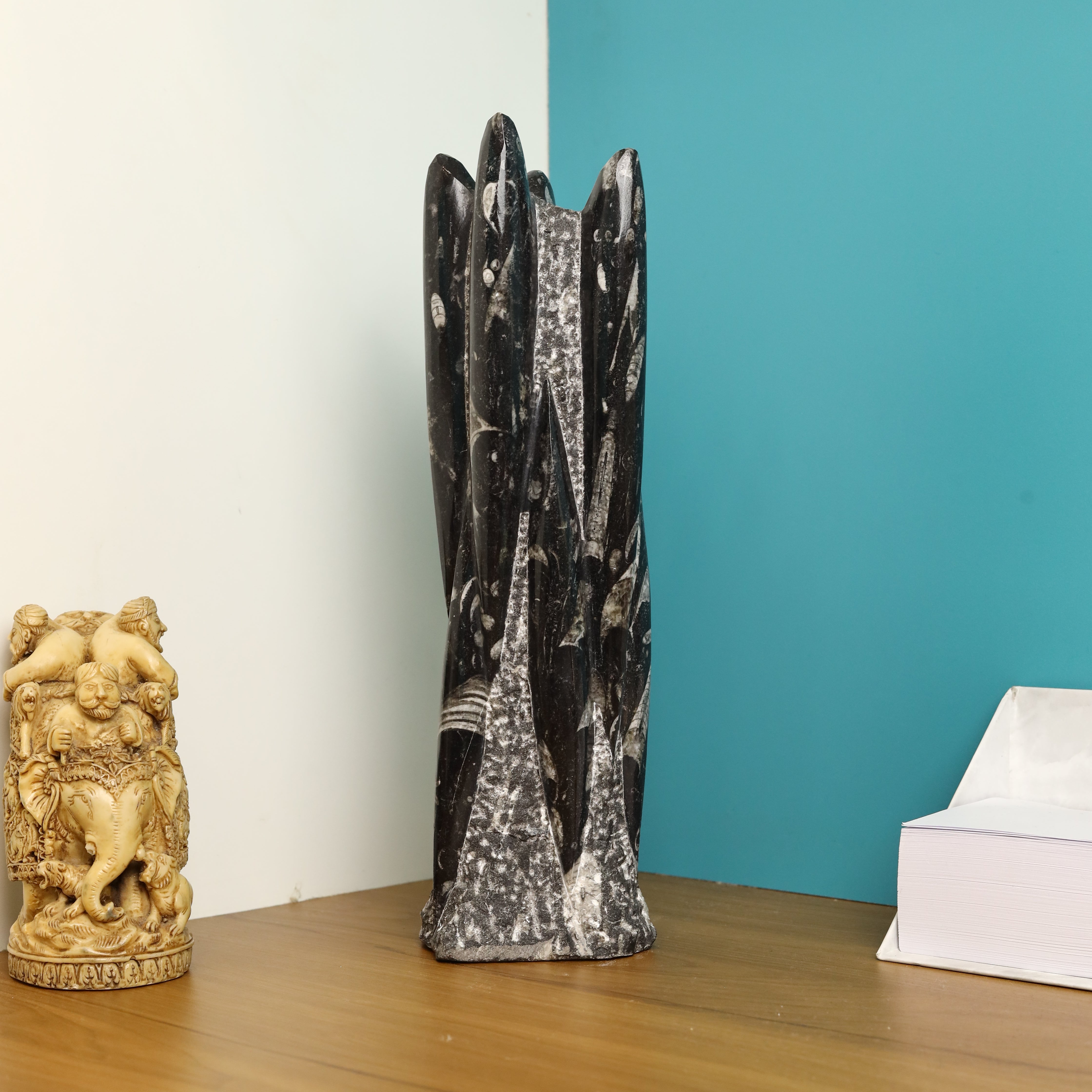 Natural Orthoceras Fossil Tower 2.182kg