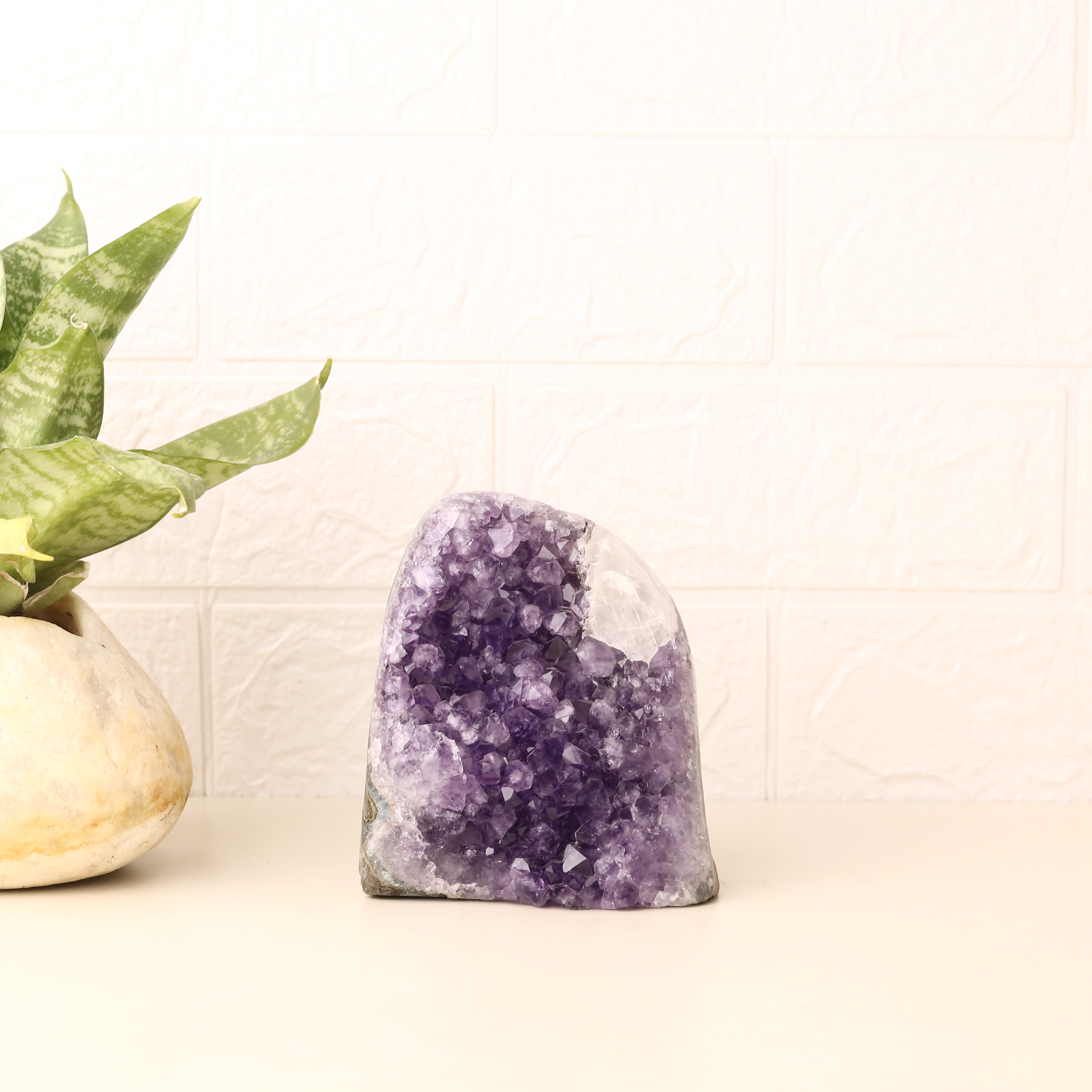 Amethyst Cluster Point Geode 1120g