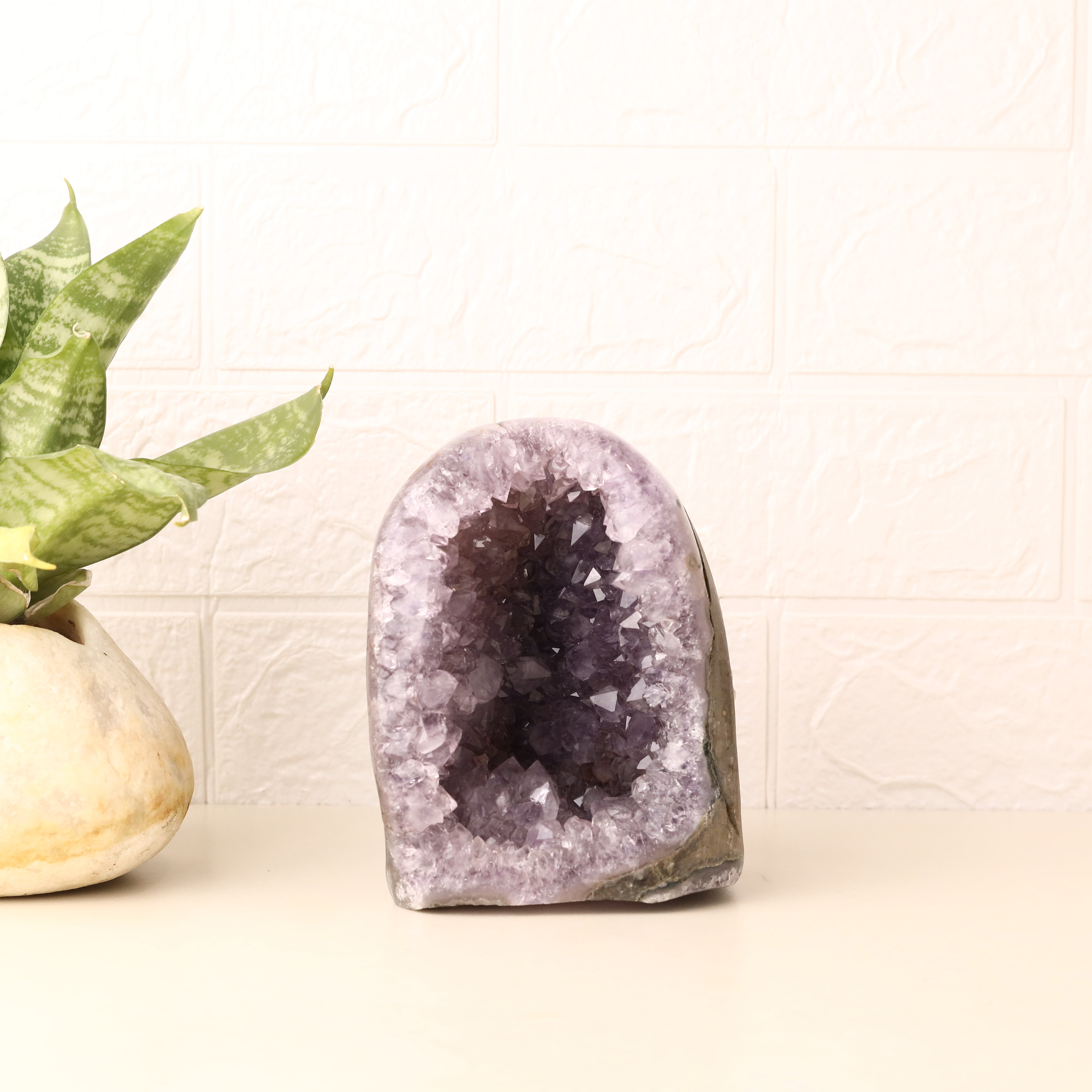 Amethyst Cluster Point Geode 1574g