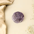 Amethyst Rose Carving 84g