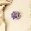 Amethyst Rose Carving 52g