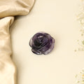 Amethyst Rose Carving 46g