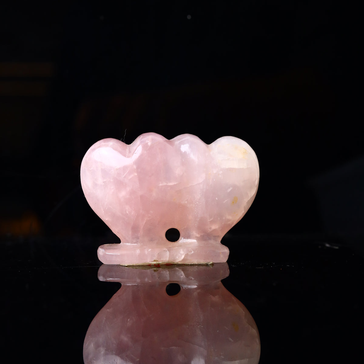 Rose Quartz Hearts for Twin Heart 130g