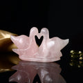 Rose Quartz Mandrin Ducks- Joint 148g