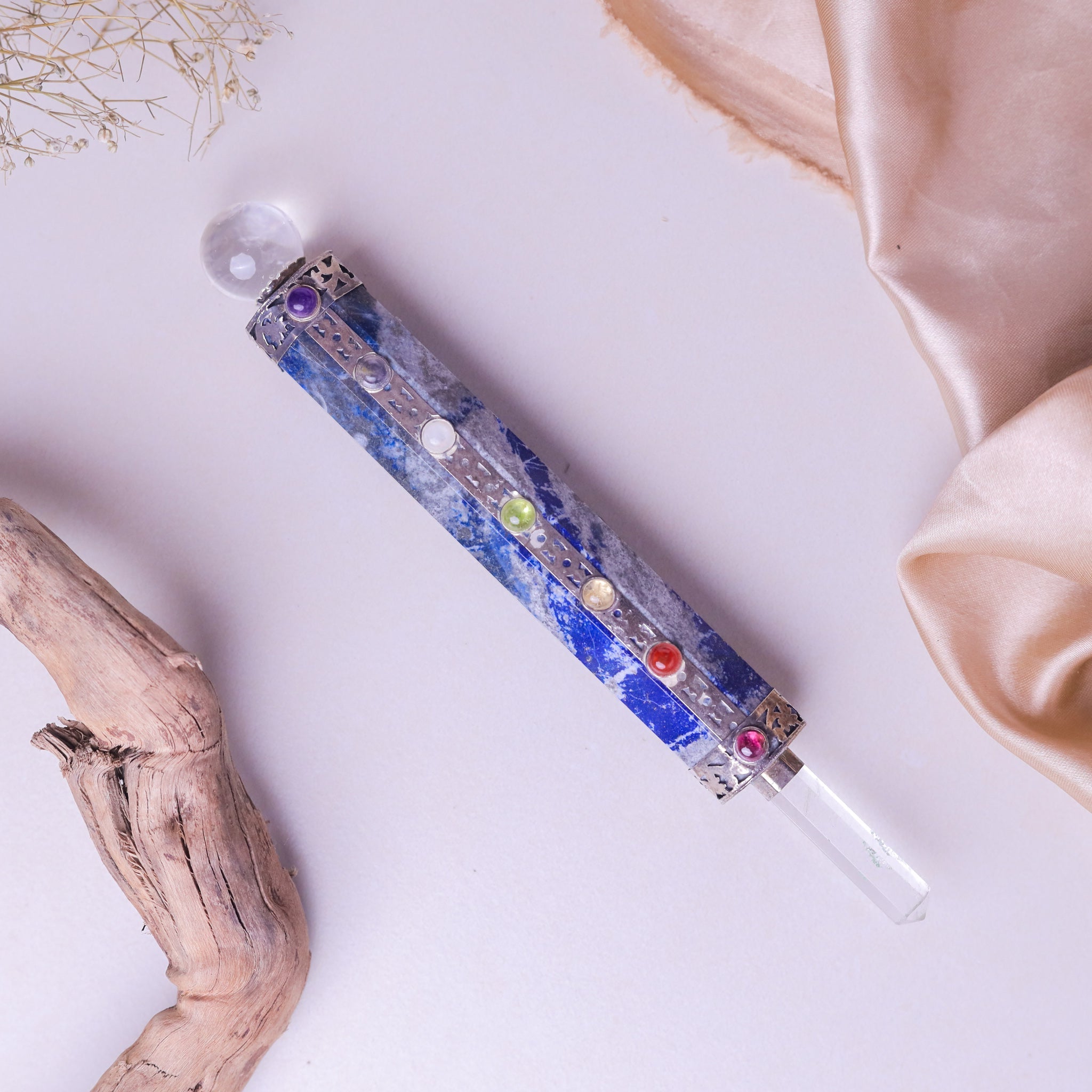 NATURAL LAPIS LAZULI REIKI STICK
