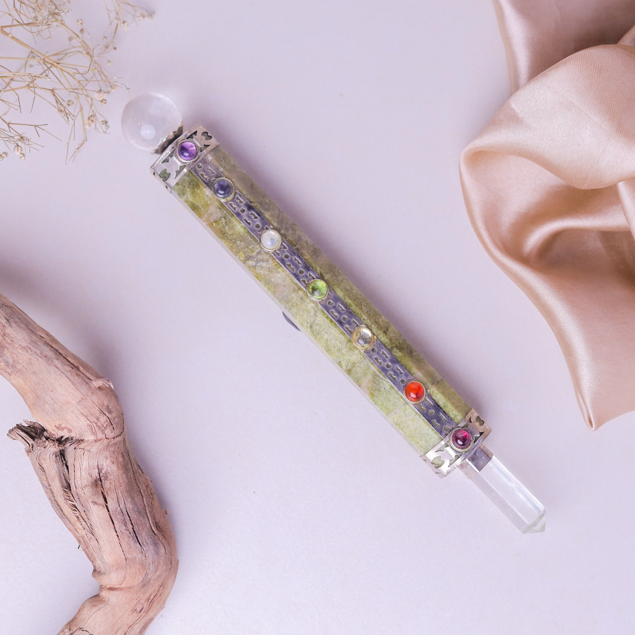 NATURAL VASSONITE REIKI STICK