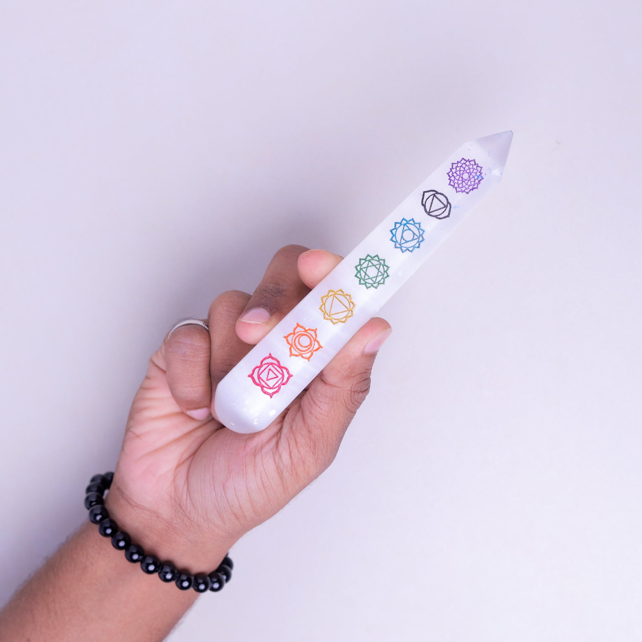 NATURAL SELENITE WAND