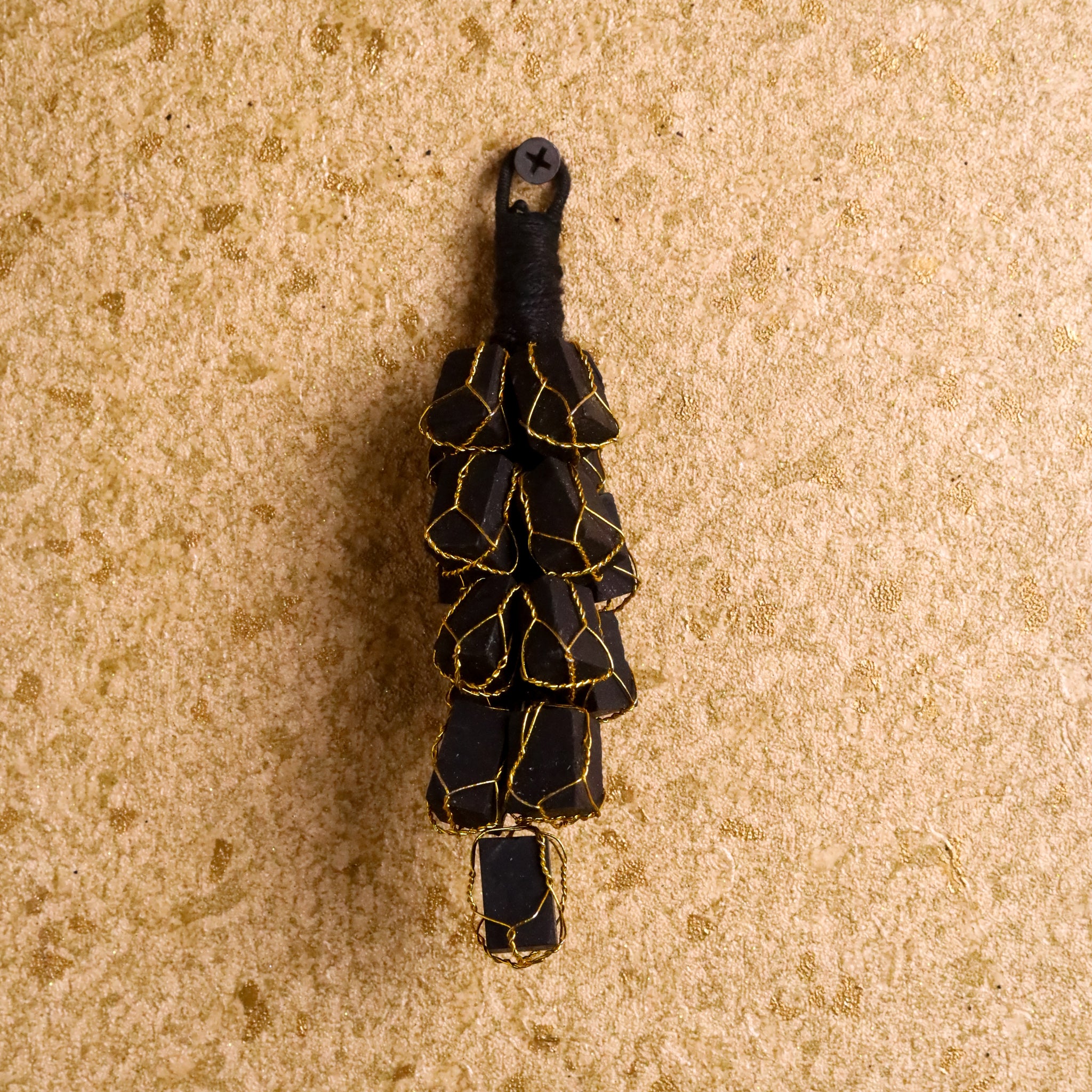 Natural Black Tourmaline Hanger