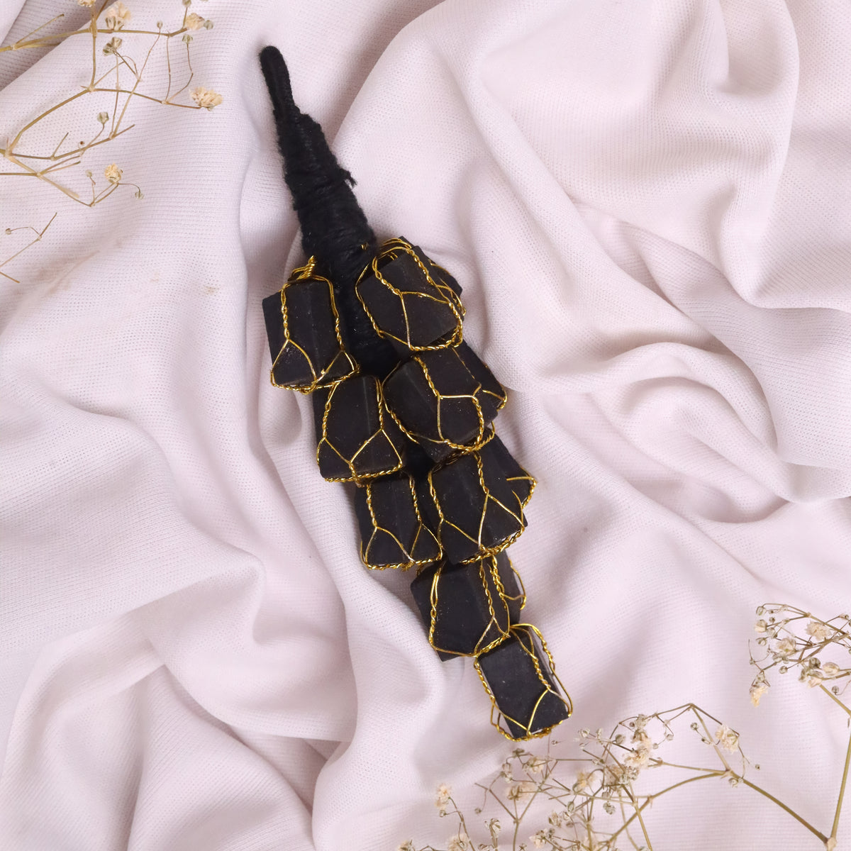 Natural Black Tourmaline Hanger