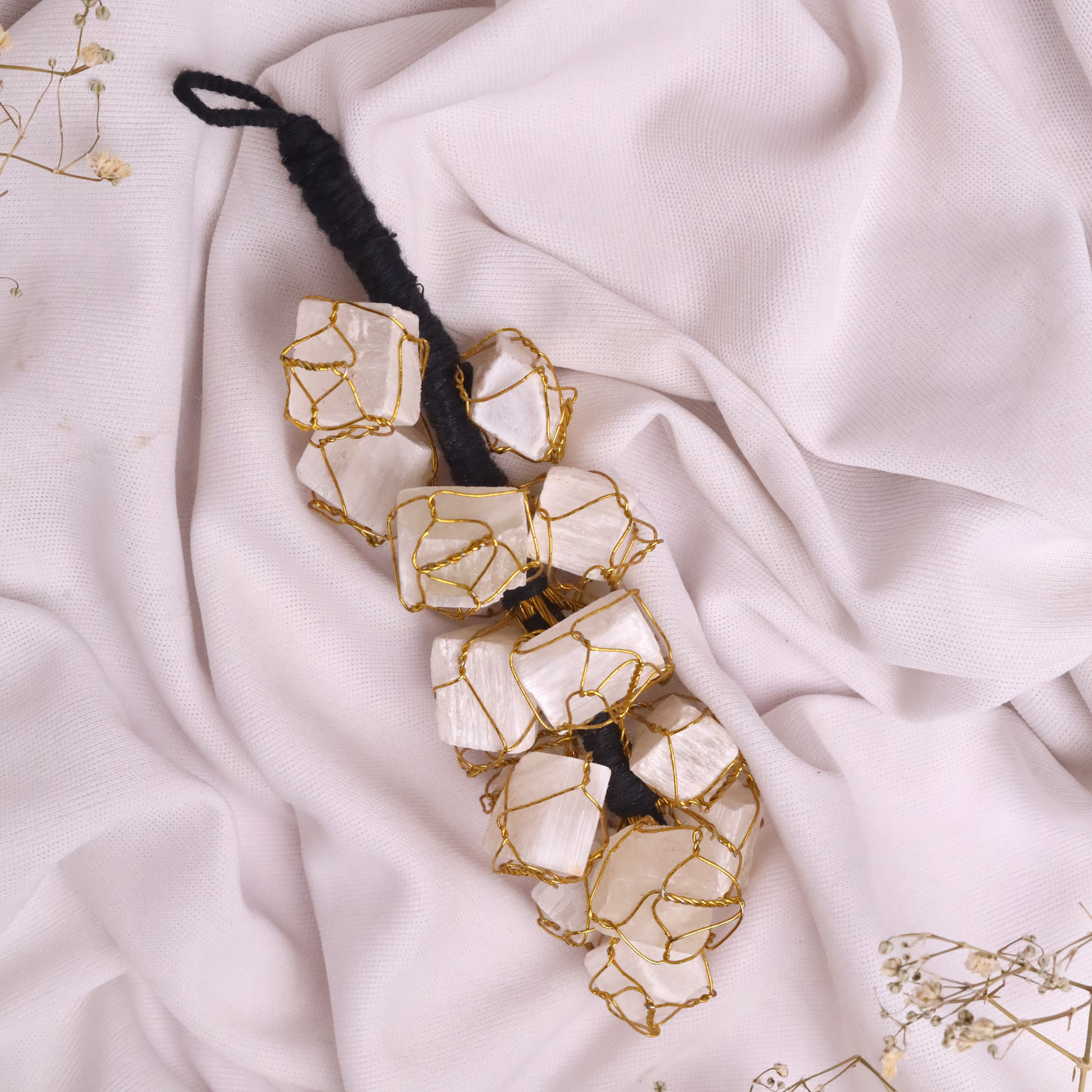 Natural Selenite Hanger