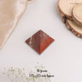 NATURAL RED JASPER  PYRAMID