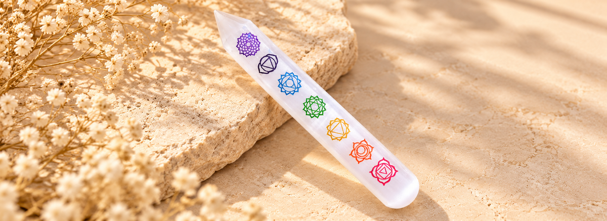 Natural Crystal Reiki Sticks — Professional Healing Tools for Every Practitioner