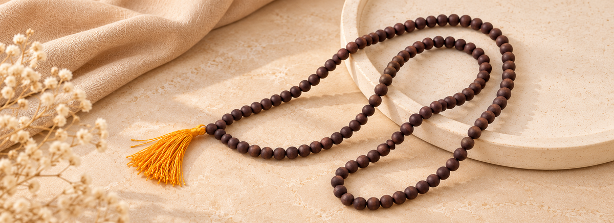 Natural Crystal Jaap Mala — 108 Beads of Genuine Energy & Sacred Intention