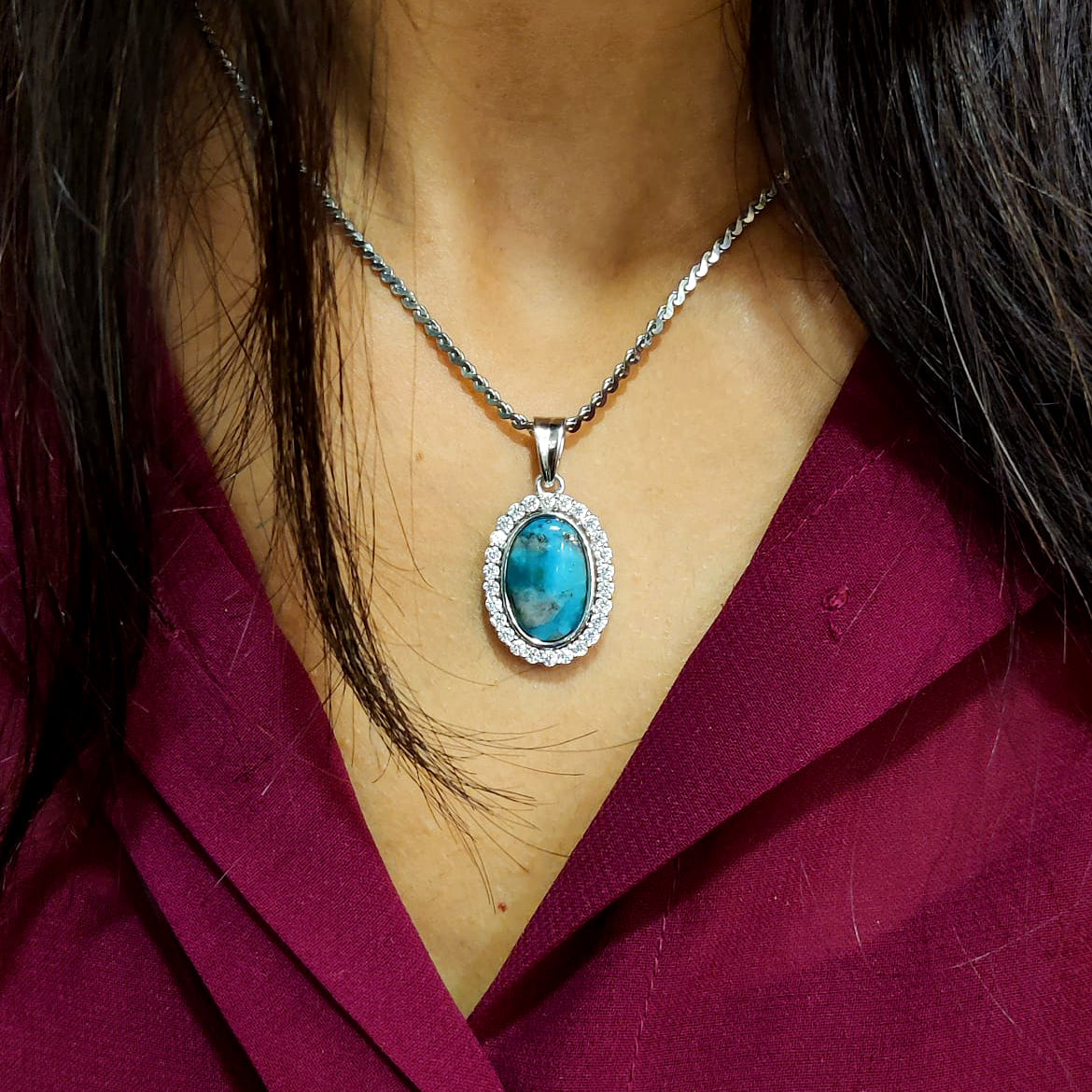 Turquoise Pendant BGJP-1