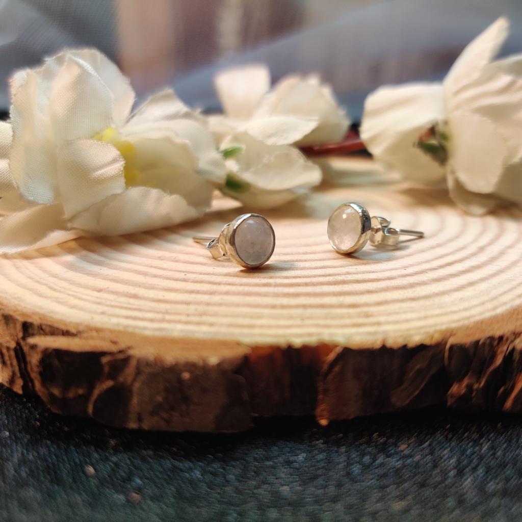 Rainbow Moonstone Earring | BGJER-11