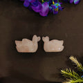 Rose Quartz Duck Pair Set | 1
