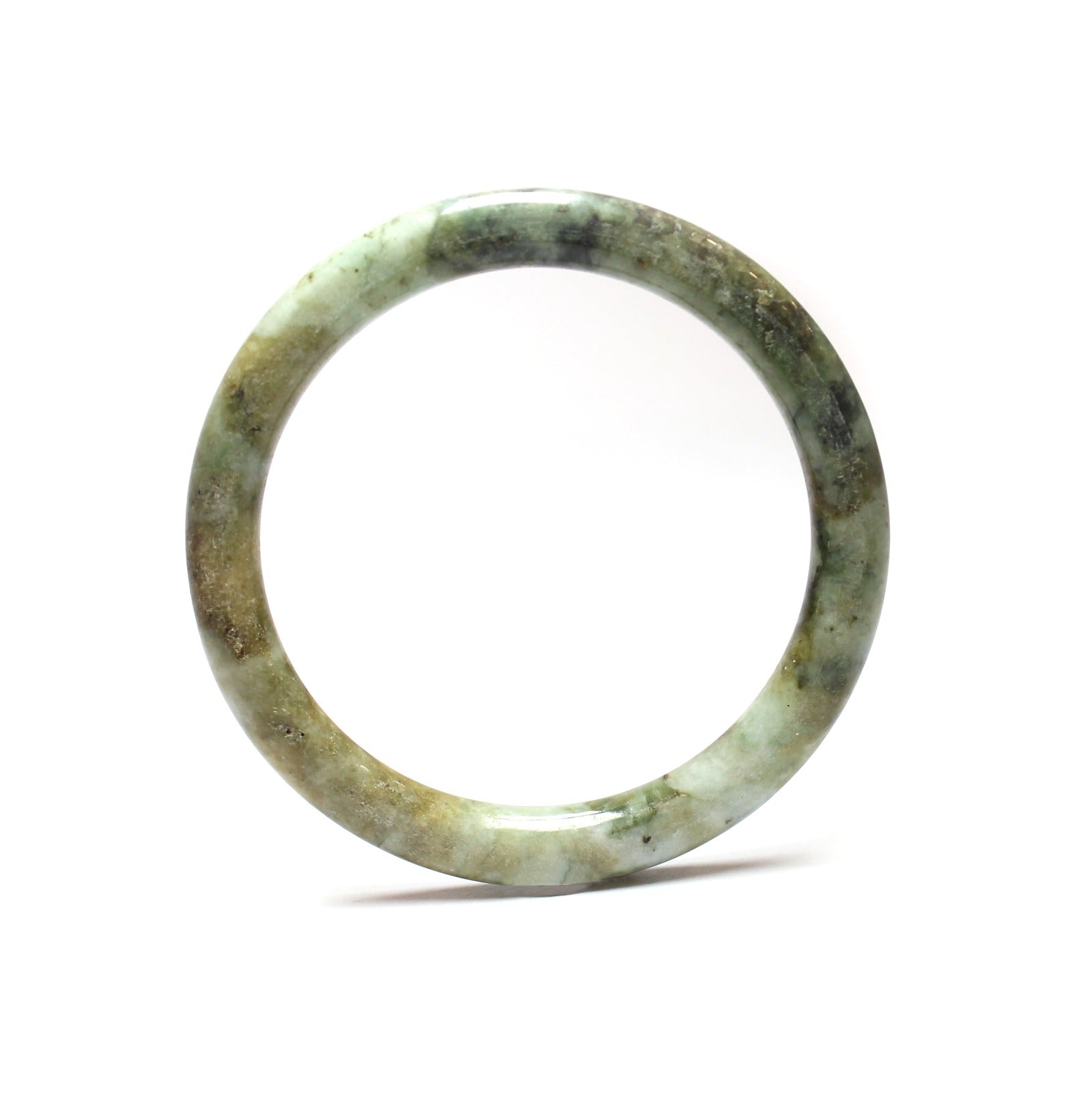 Natural Green Jade Bangle