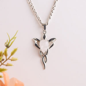 Natural Clear Quartz Angel Shape Pendant – Spatik Crystal Jewellery