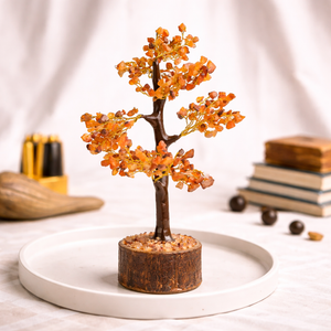 Natural Carnelian Crystal Tree Side Angle – Red Orange Stone | Bellarosa Gems